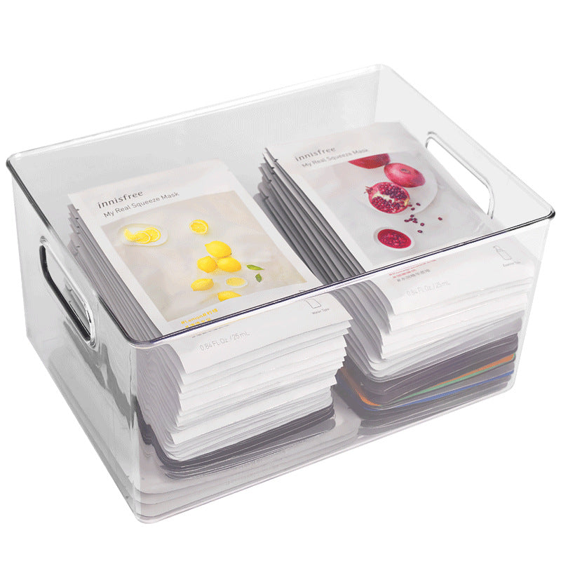 Clear Acrylic Skincare Organizer Box for Makeup, Jewelry & Essentials - Perfect for Vanity, Bathroom & Travel Storage