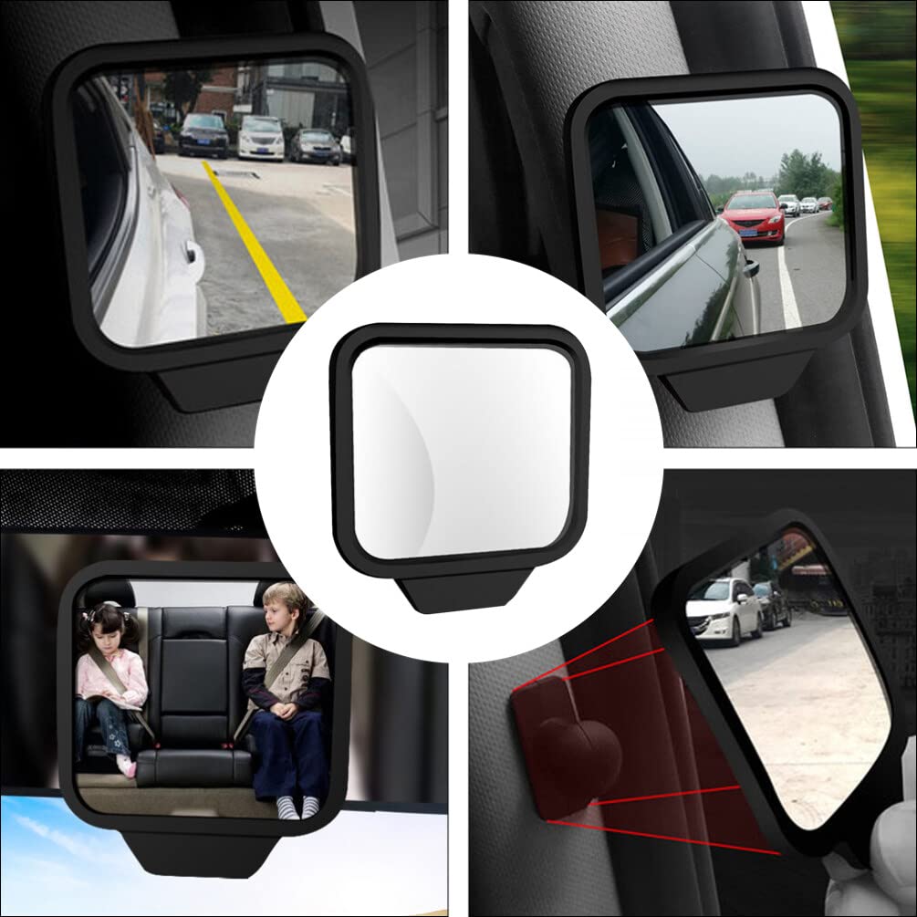 Premium ABS Baby Car Seat Mirror - Rearview Safety Mirror for Infant & Toddler Car Seats, Strollers & Travel Accessories | Safe Driving with Clear View of Your Child