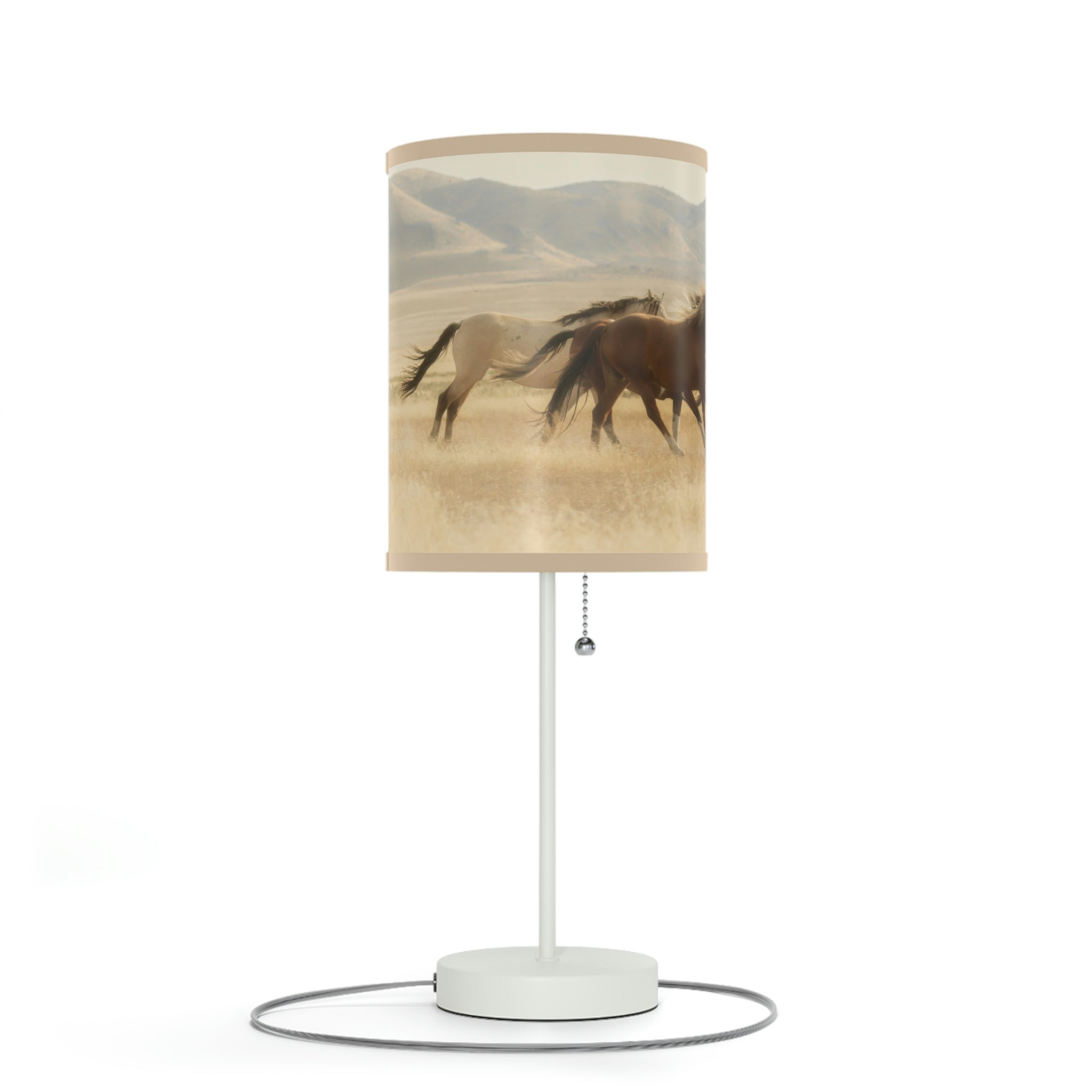 Galloping Horse Table Lamp - Western Style Bedroom & Office Lighting for Home Decor - Perfect for Western Themed Rooms, Cowboy Decor, and Ranch Style Interiors