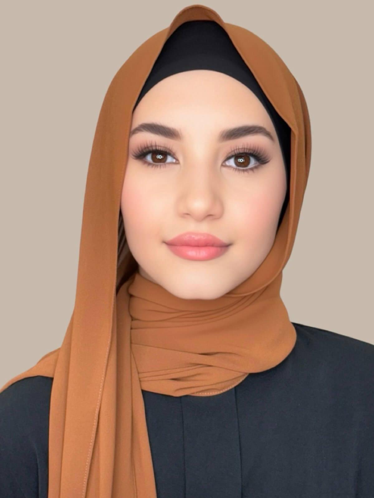 Elegant Sienna Chiffon Hijab Scarf - Lightweight & Breathable for Women - Perfect for Daily Wear, Prayer, and Special Occasions