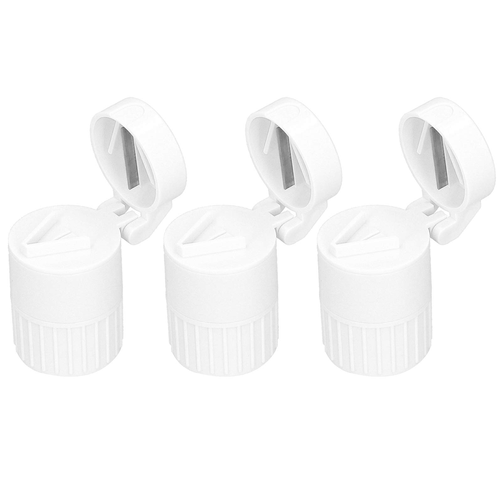 Portable Pill Splitter and Tablet Crusher - Accurate Dosage Medicine Cutter for Vitamins, Pills & Tablets - Compact Travel Storage Box (White) - Perfect for Home, Travel & Daily Medication Management