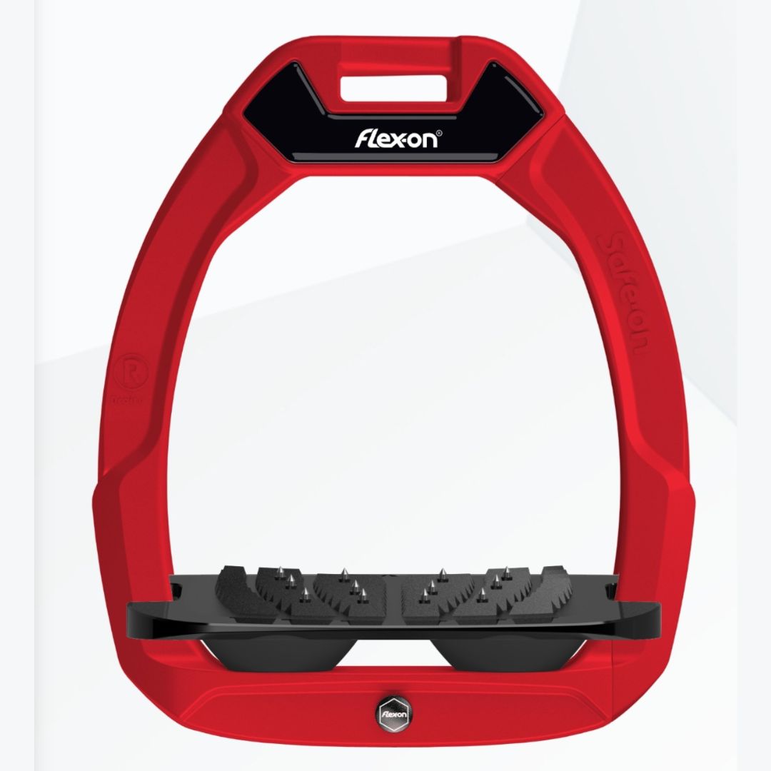 Customizable Flex on SafeOn Safety Stirrups - Adjustable & Secure Horse Riding Stirrups for Equestrians - Perfect for Trail Riding, Dressage & Jumping