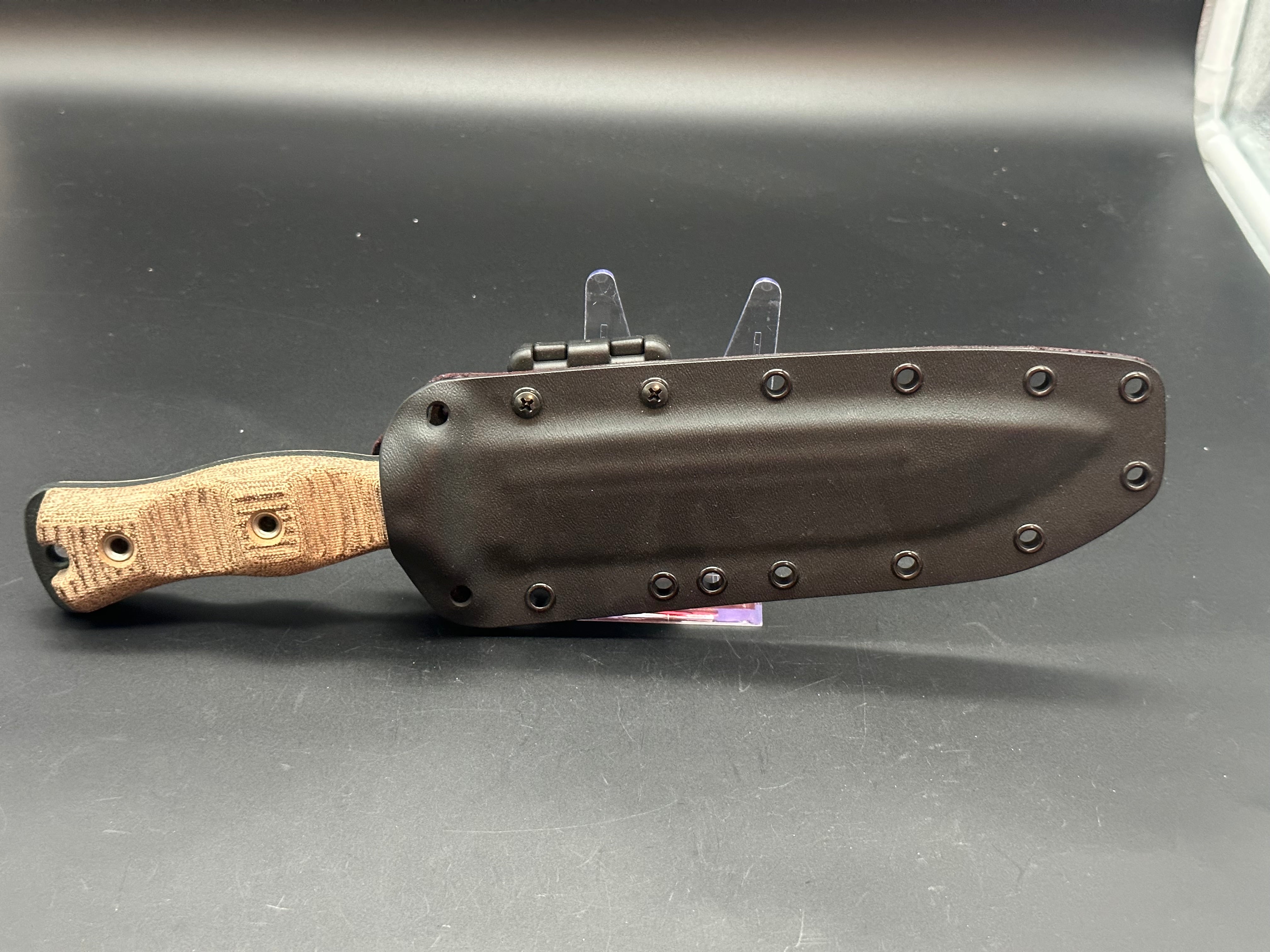 Busse Team Gemini Light Brigade A2 Edition - Premium Tactical Knife for Outdoor Survival, Camping & Hunting | High-Performance Fixed Blade for Bushcraft & EDC