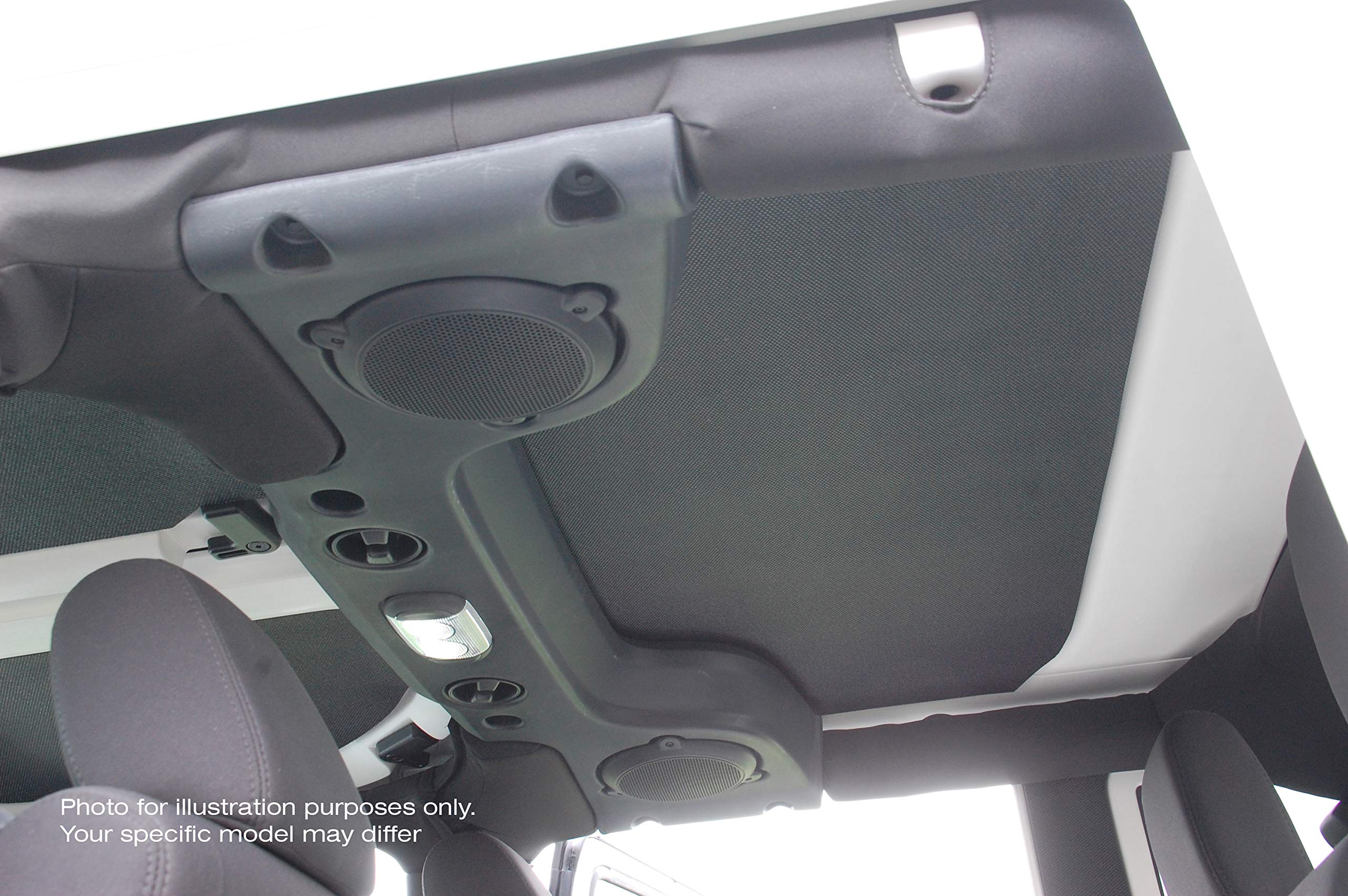 Premium Boom Mat Grey Sound Deadening Headliner for Jeep Wrangler TJ (2003-2006) | Factory Speaker Pods Compatible | Noise Reduction & Thermal Insulation | Perfect for Off-Roading & Daily Commuting