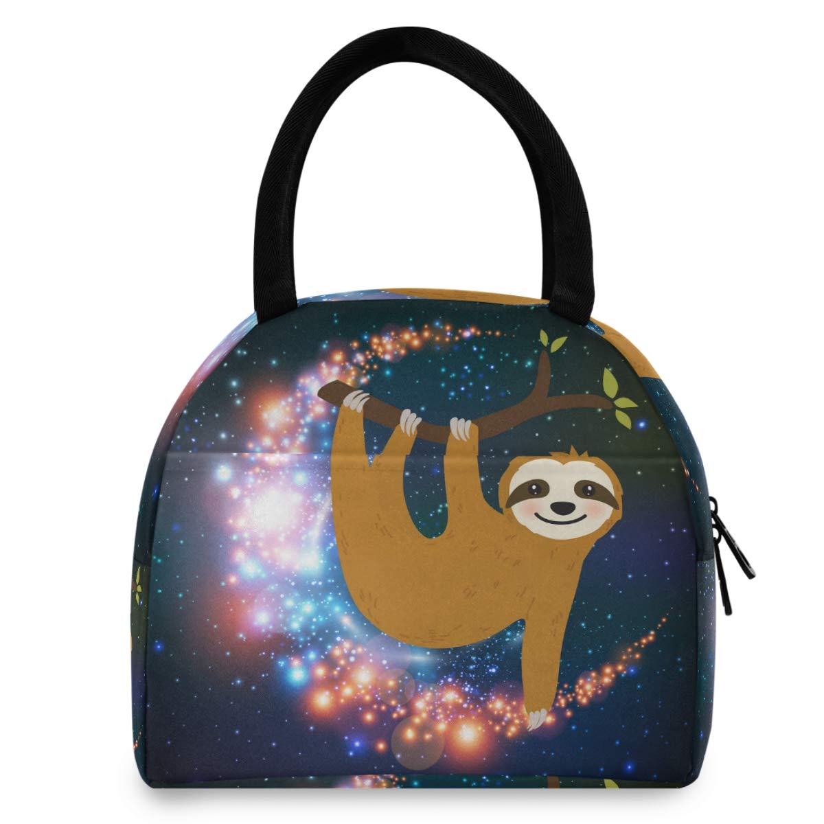 Insulated Sloth Lunch Bag for Women & Men - Leakproof Wide-Open Moon Design Lunch Box for Work, Office, School & Picnic | Perfect for Meal Prep and Outdoor Adventures