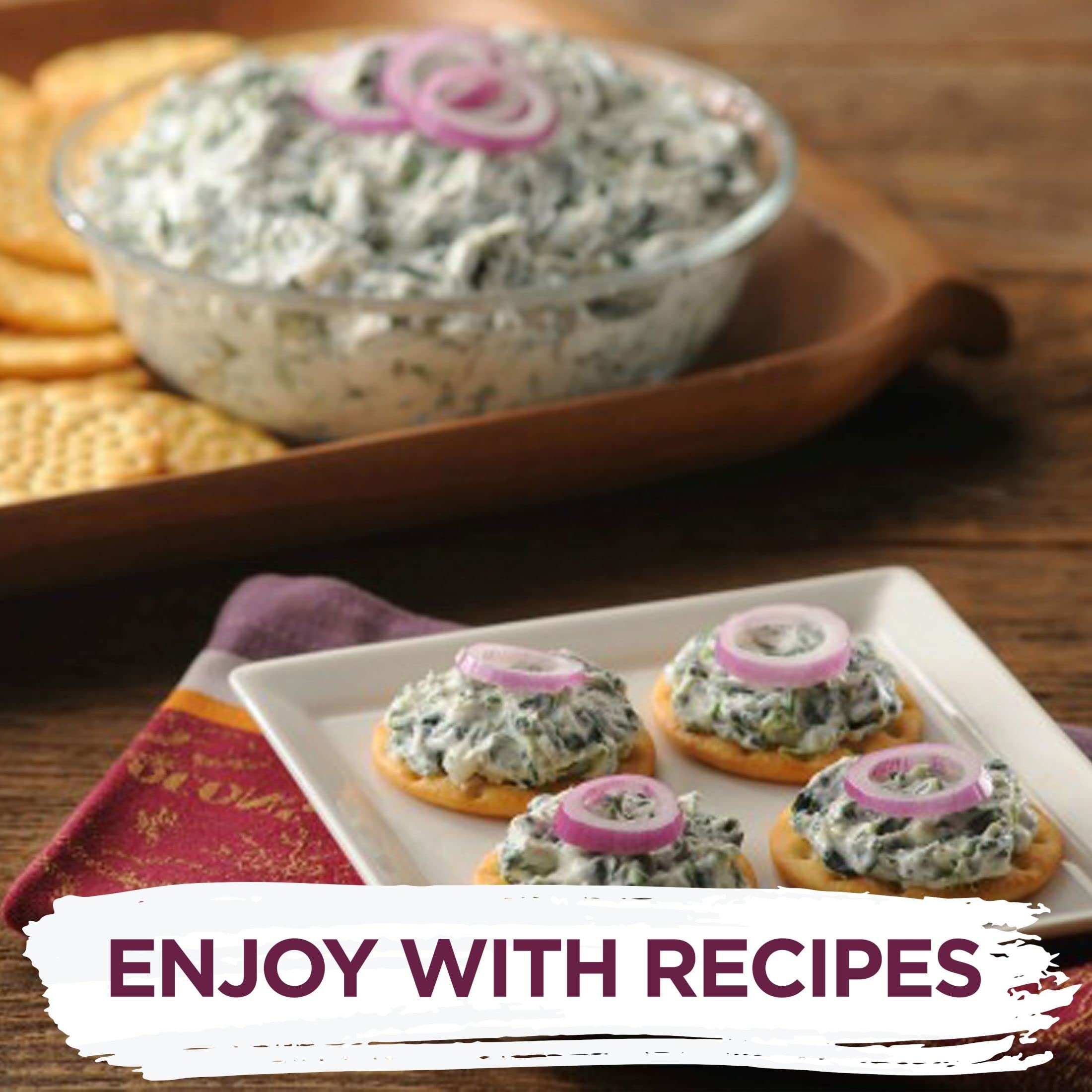 Toasted Onion Crackers - 8oz Box (Pack of 1) | Crunchy Party Snacks, Lunchbox Treats & Savory Onion Flavored Crackers | Perfect for Gatherings, School Lunches & Office Snacks