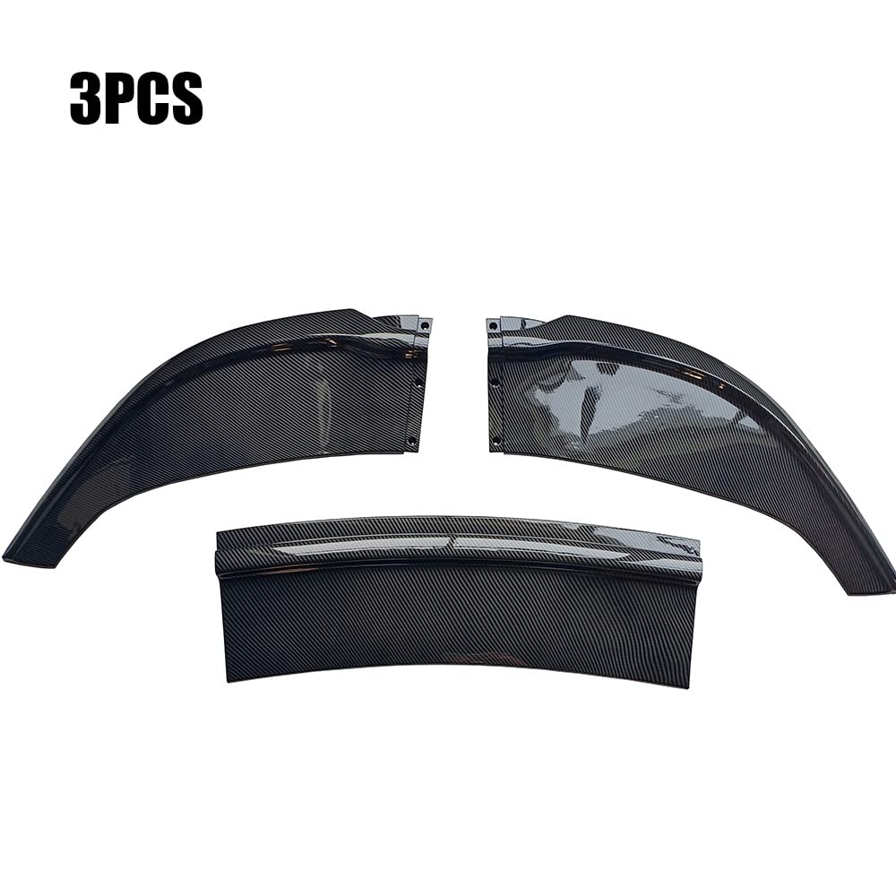 Carbon Fiber Front Bumper Lip Chin Splitter for 2015-2020 Chrysler 300C - 3PCS Bumper Lip Diffuser Kit | Aggressive Styling & Enhanced Aerodynamics for Street Racing & Car Shows