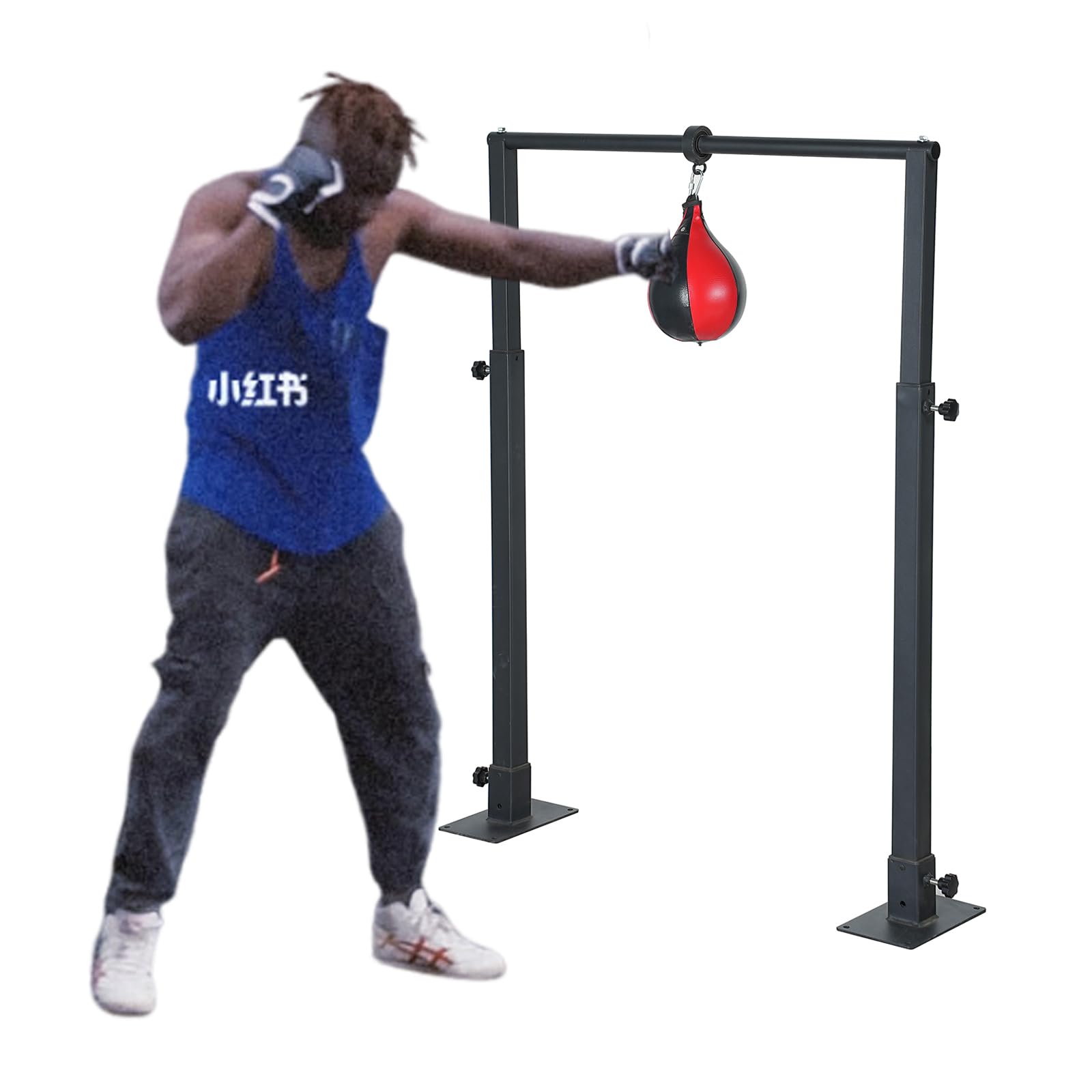 Speed Bag Boxing Punching Bag for Training - Adjustable Height Professional Boxing Equipment with Fast Response Stand | Perfect for Home Gym, Boxing Workouts & Fitness Training