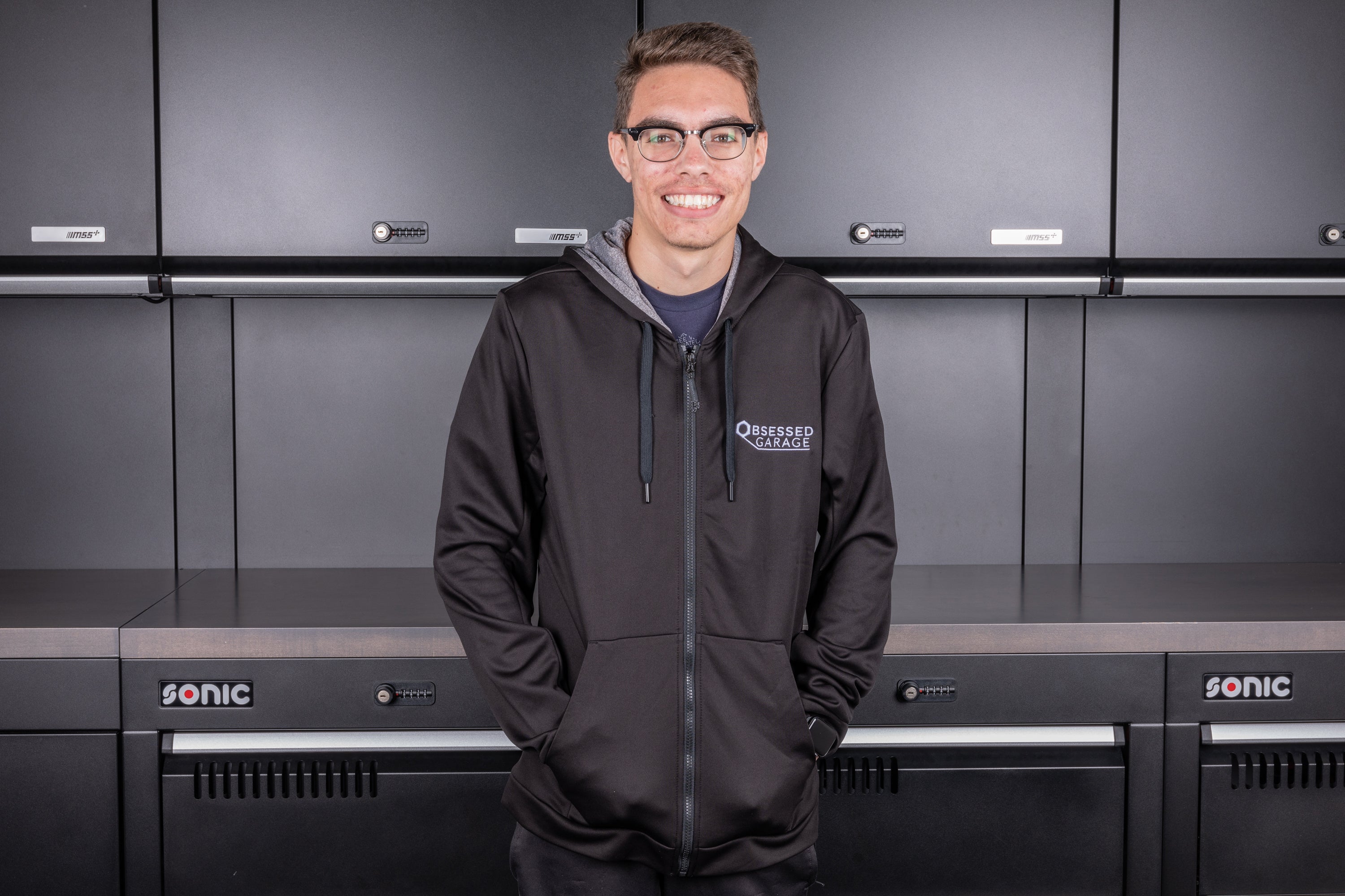 Obsessed Garage Halifax Zip Up Hoodie - Men's Casual Fleece Pullover with Front Pockets | Perfect for Work, Gym & Outdoor Activities