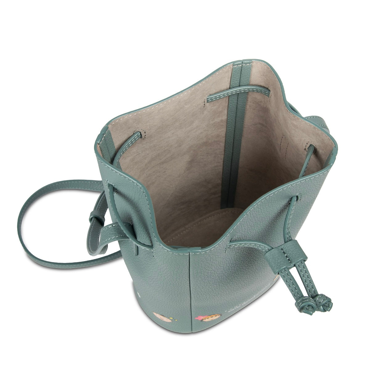 Samuel Ashley x Chibi Maruko Chan Genuine Leather Bucket Bag for Women | Cute Anime Crossbody Purse | Perfect for Daily Use, Travel & Cosplay