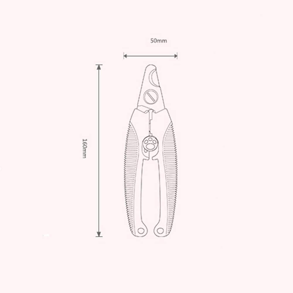 Premium Stainless Steel Dog Nail Clippers & Trimmers - Professional Pet Grooming Tool with Safety Guard for Small & Large Dogs | Durable, Sharp & Comfortable Grip | Perfect for Home Grooming & Vet Visits