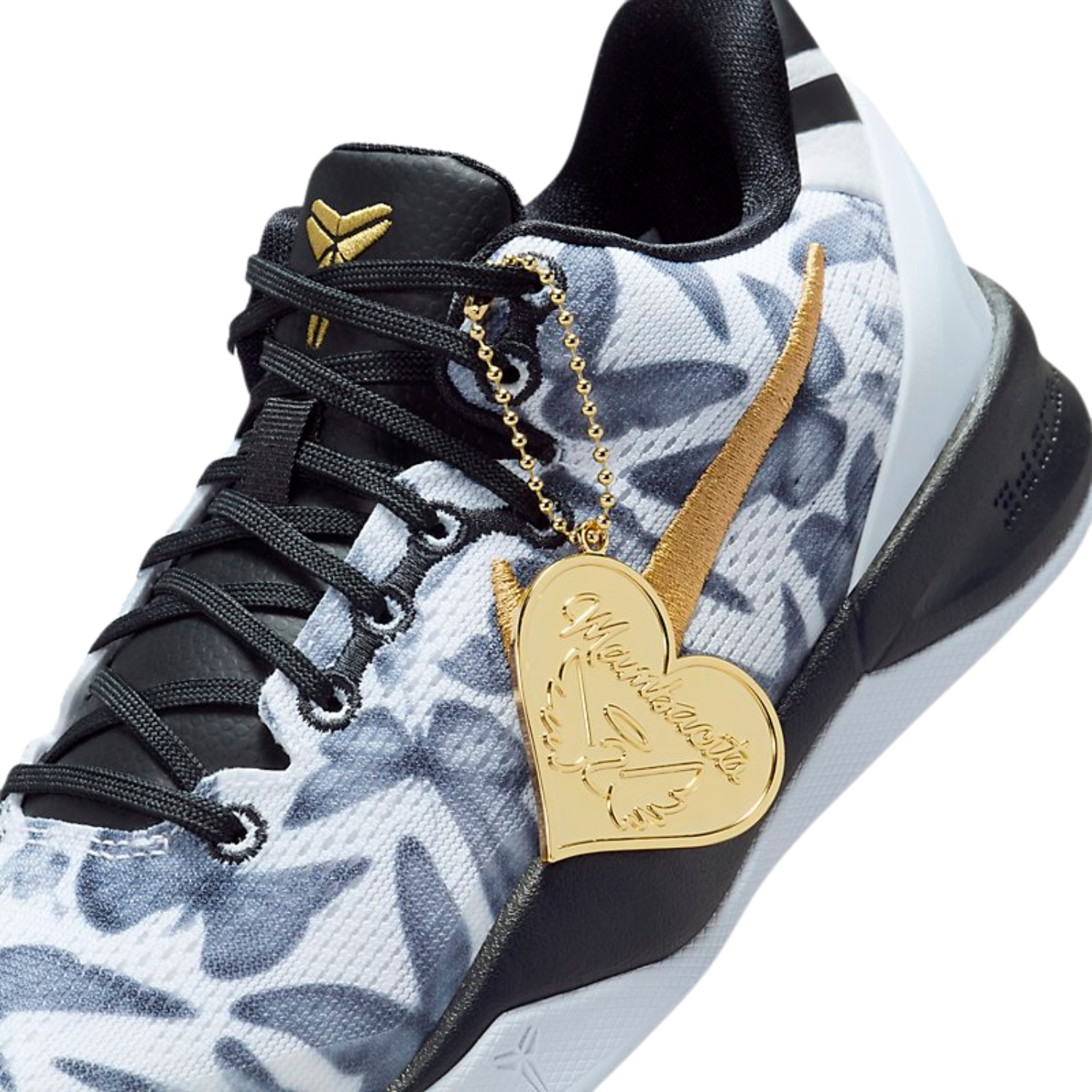 Nike Kobe 8 Protro Mambacita Basketball Shoes (GS) - White Metallic Gold Black for Women & Girls - Perfect for Court Play & Sneaker Collectors