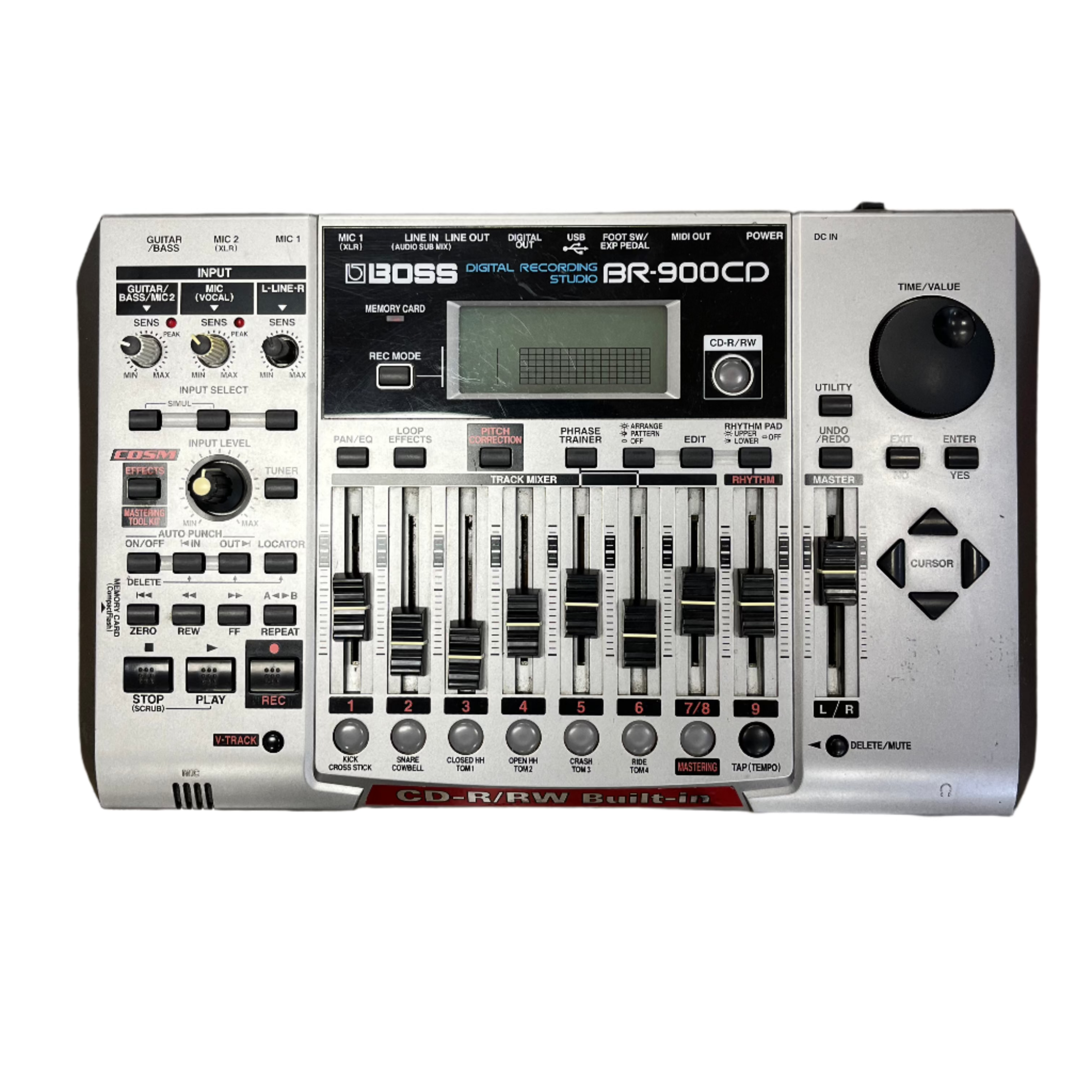 Boss BR 900CD Digital Recording Studio - Professional Multitrack Audio Recorder for Music Production, Home Studio & Podcasting