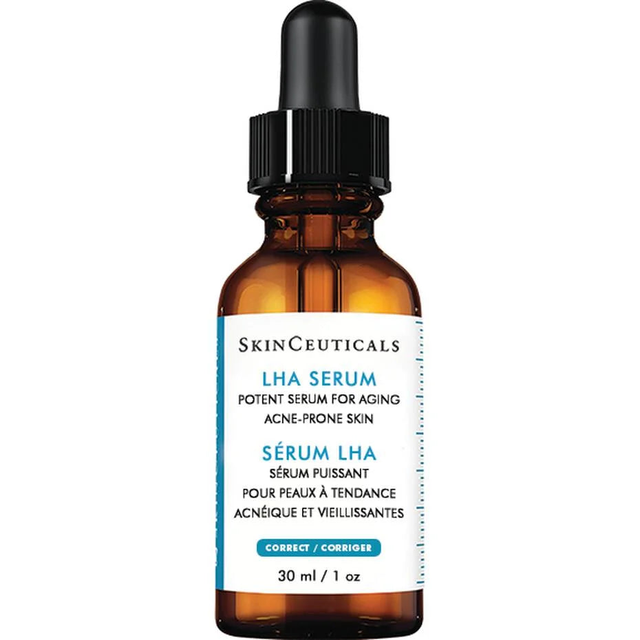 Best LHA Serum for Acne & Exfoliation - Gentle Chemical Exfoliant for Sensitive Skin | Brightening & Pore Minimizing Face Treatment | Perfect for Nighttime Skincare Routine