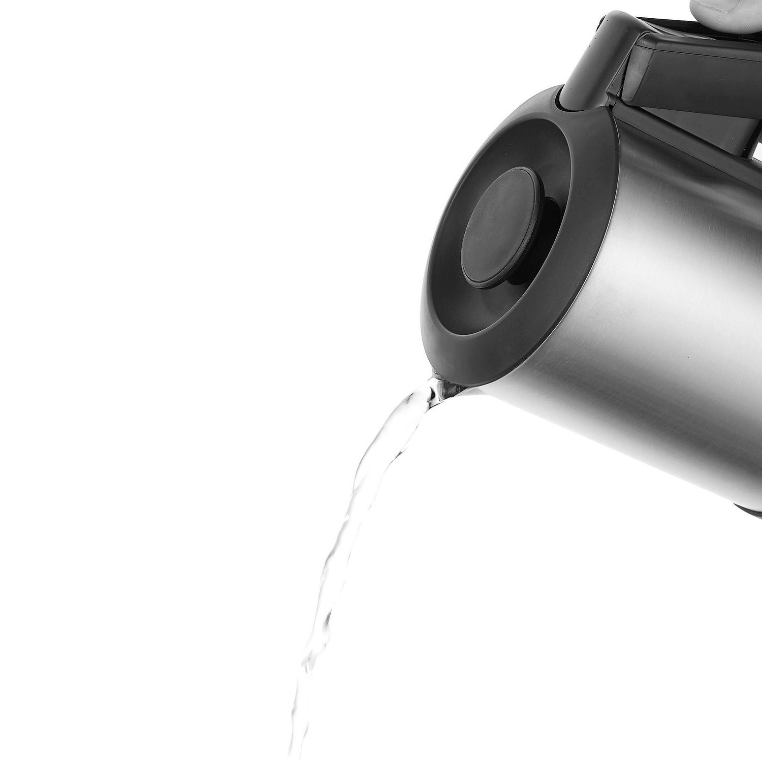 SALTON Compact Travel Kettle - Portable Electric Tea Kettle for Hotel, Dorm & Office - Fast Boiling, Auto Shut-Off, 0.8L Stainless Steel (Model JK2035) - Perfect for Traveling, Camping & Small Spaces
