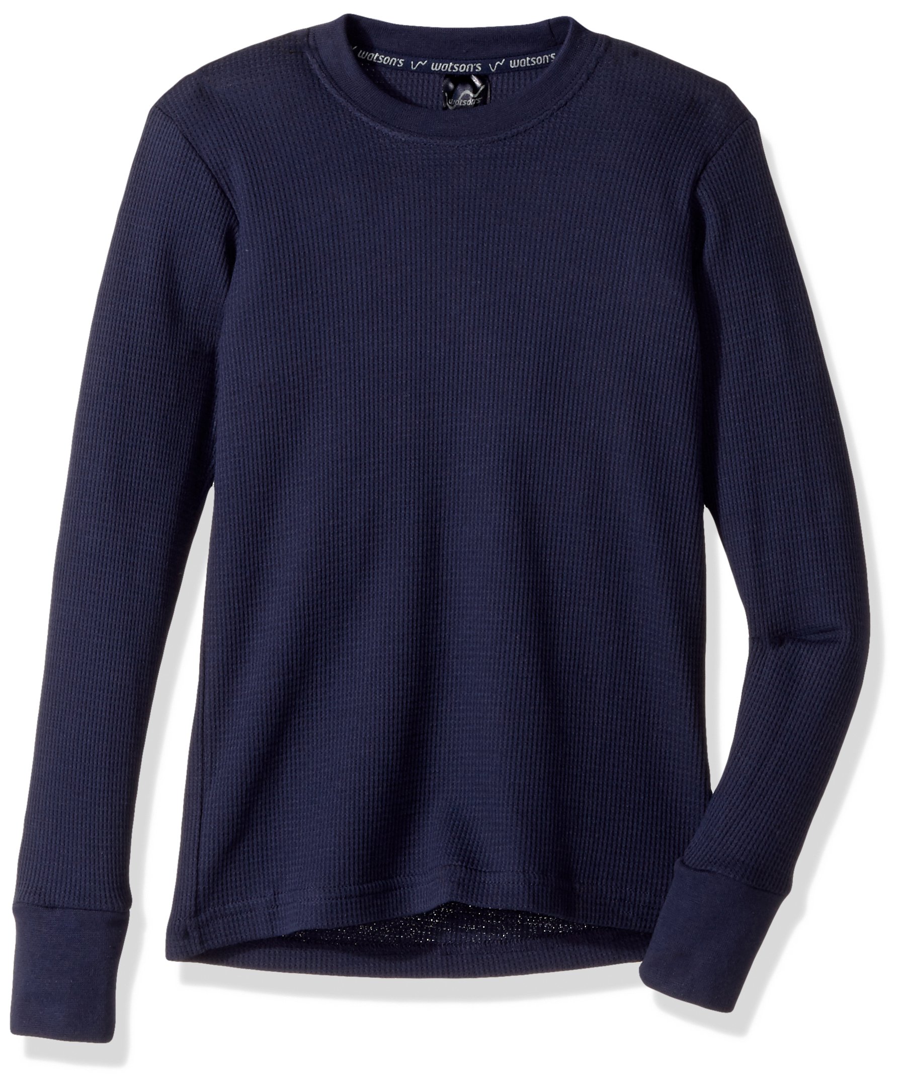 Watson's Boys' Waffle Knit Thermal Underwear Set - Soft Warm Long Sleeve Shirt & Pants for Winter - Perfect for Cold Weather, Outdoor Activities & Layering