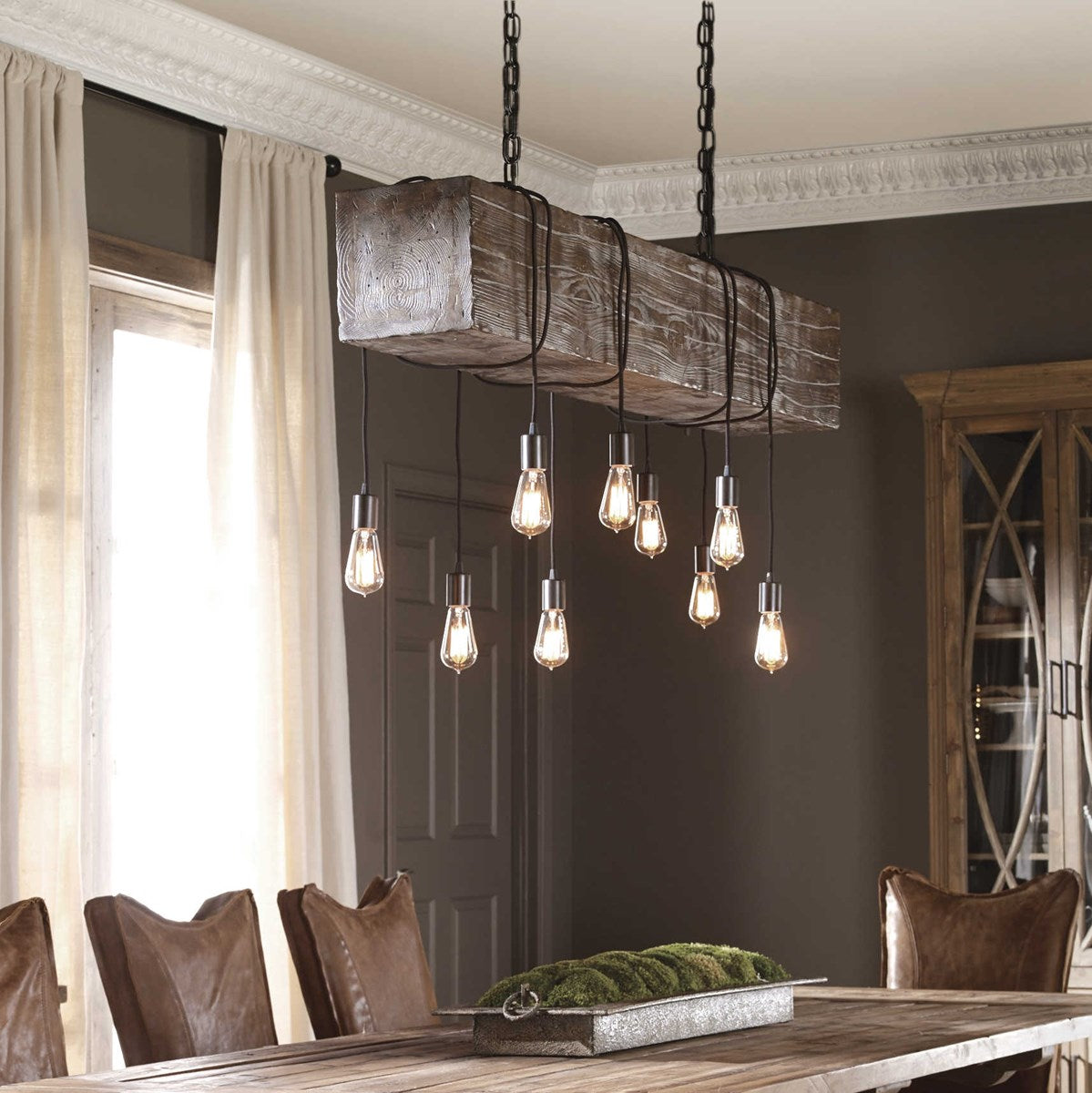 9 LT. Reading Station Pendant Light - Perfect for Home Library, Study Room & Office Workspace Lighting