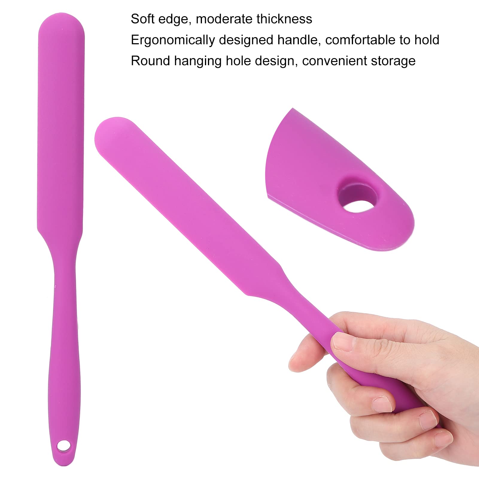 **Reusable Silicone Wax Spatula for Hair Removal - Multi-Purpose Wax Applicator & Scraper for Waxing, DIY Beauty, and Candle Making**    *(Perfect for At-Home Waxing, Salon Use, and Crafting Projects)*