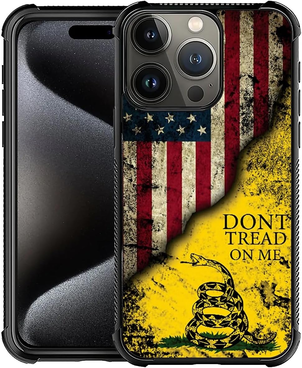 Premium Shockproof iPhone 16 Case - Wooden Cross & American Flag Design, Soft TPU Edges, Rugged Protective Cover | Patriotic Style for Everyday Protection & Outdoor Adventures | Compatible with iPhone 16