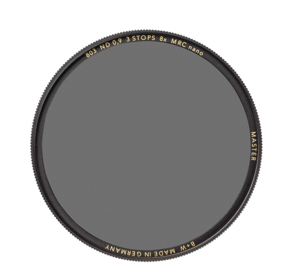 B+W MRC Nano Master #803 ND0.9 Filter - Professional Multi-Resistant Coating Neutral Density Filter for DSLR & Mirrorless Cameras - Perfect for Landscape, Long Exposure & Studio Photography