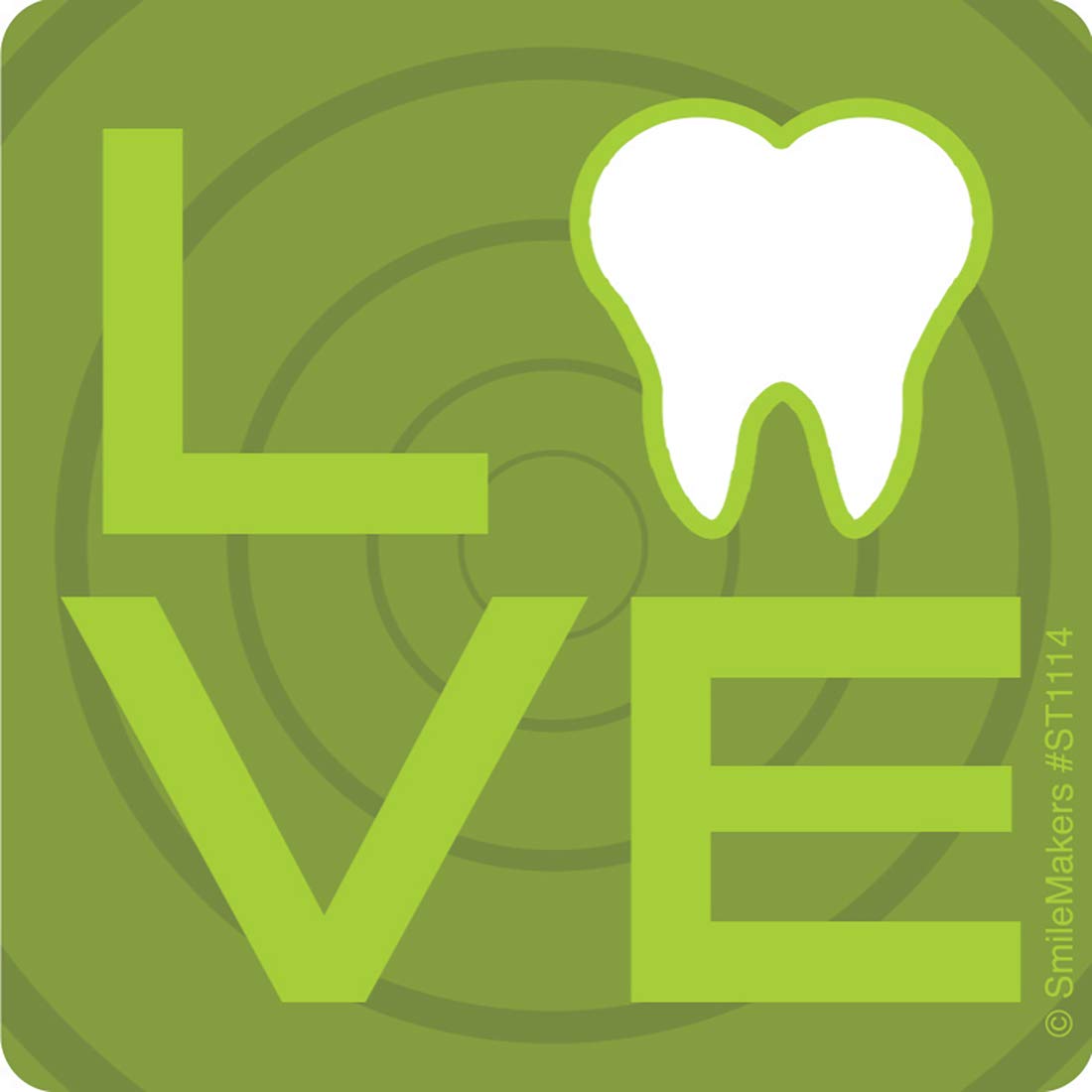 SmileMakers Dental Love Stickers - 100 Pack Fun Rewards for Kids, Classroom Prizes & Dentist Giveaways - Perfect for Behavior Incentives, Party Favors & Dental Office Promotions