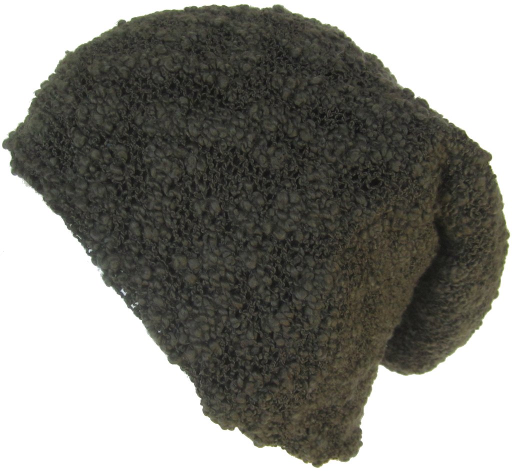 Headchange Popcorn Texture Slouch Knit Beanie - Reversible Oversized Winter Hat for Women & Men | Cozy Cold Weather Accessory for Outdoor Activities