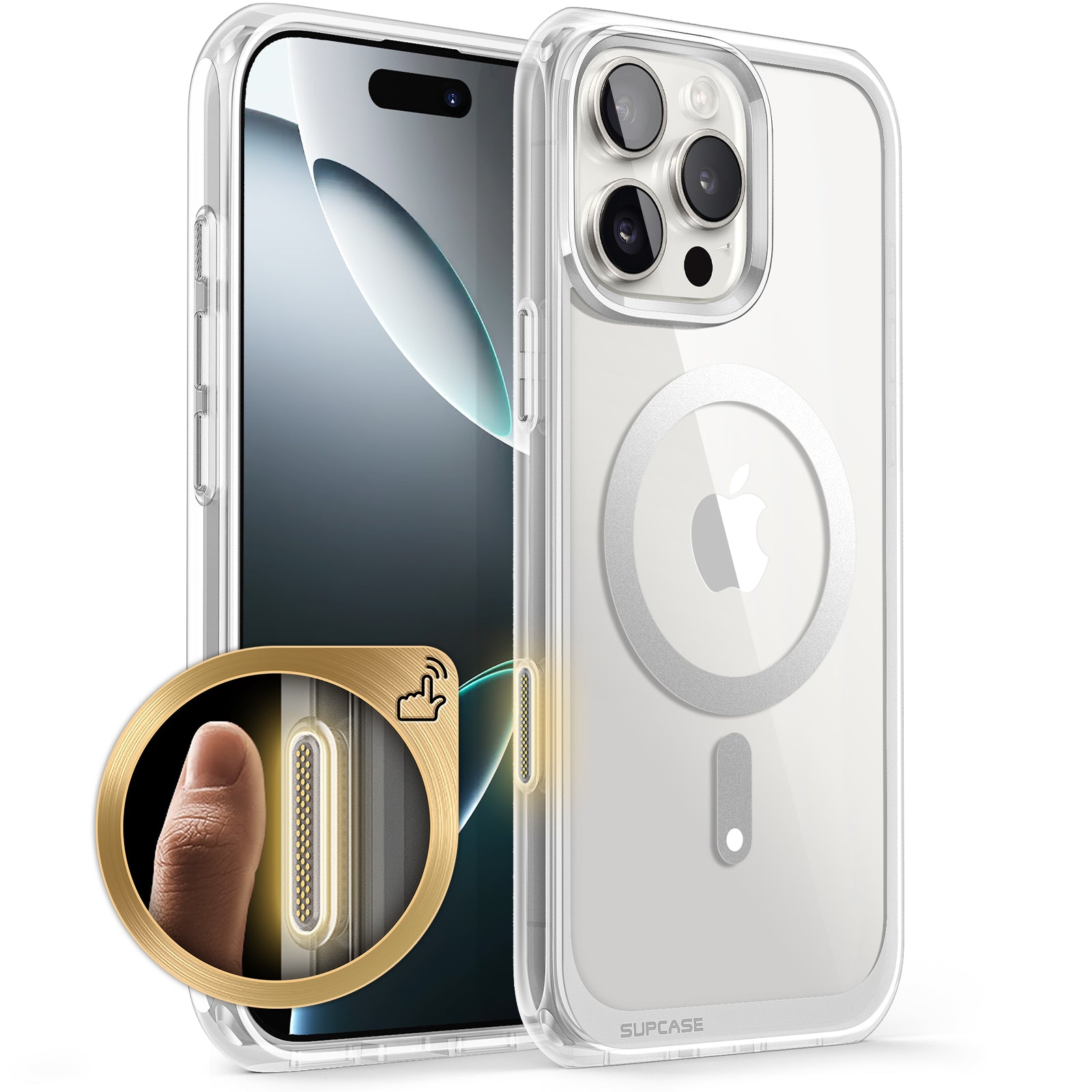 iPhone 16 Pro Max Case 6.9 Inch - Unicorn Beetle MAG Slim Clear Protective Cover with MagSafe & Camera Control Button | Shockproof, Scratch Resistant | Perfect for Daily Use, Outdoor Activities & Travel