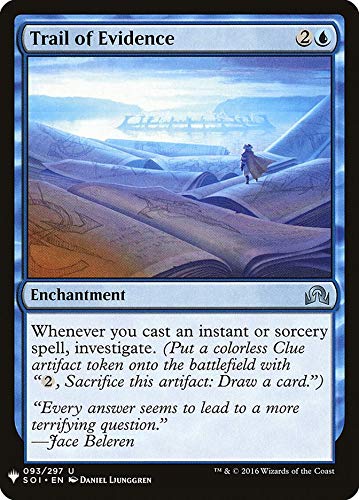 Magic: The Gathering - Trail of Evidence Mystery Booster Pack | Shadows Over Innistrad Expansion | Collectible Trading Card Game for Strategy & Deck Building | Perfect for Game Nights & Tournaments