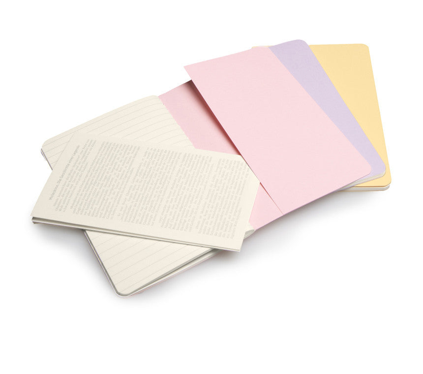 Premium Moleskine Ruled Cahier Journal Set - 3 Pack with Durable Cardboard Cover for Note Taking, Sketching & Daily Planning | Perfect for Students, Artists & Professionals