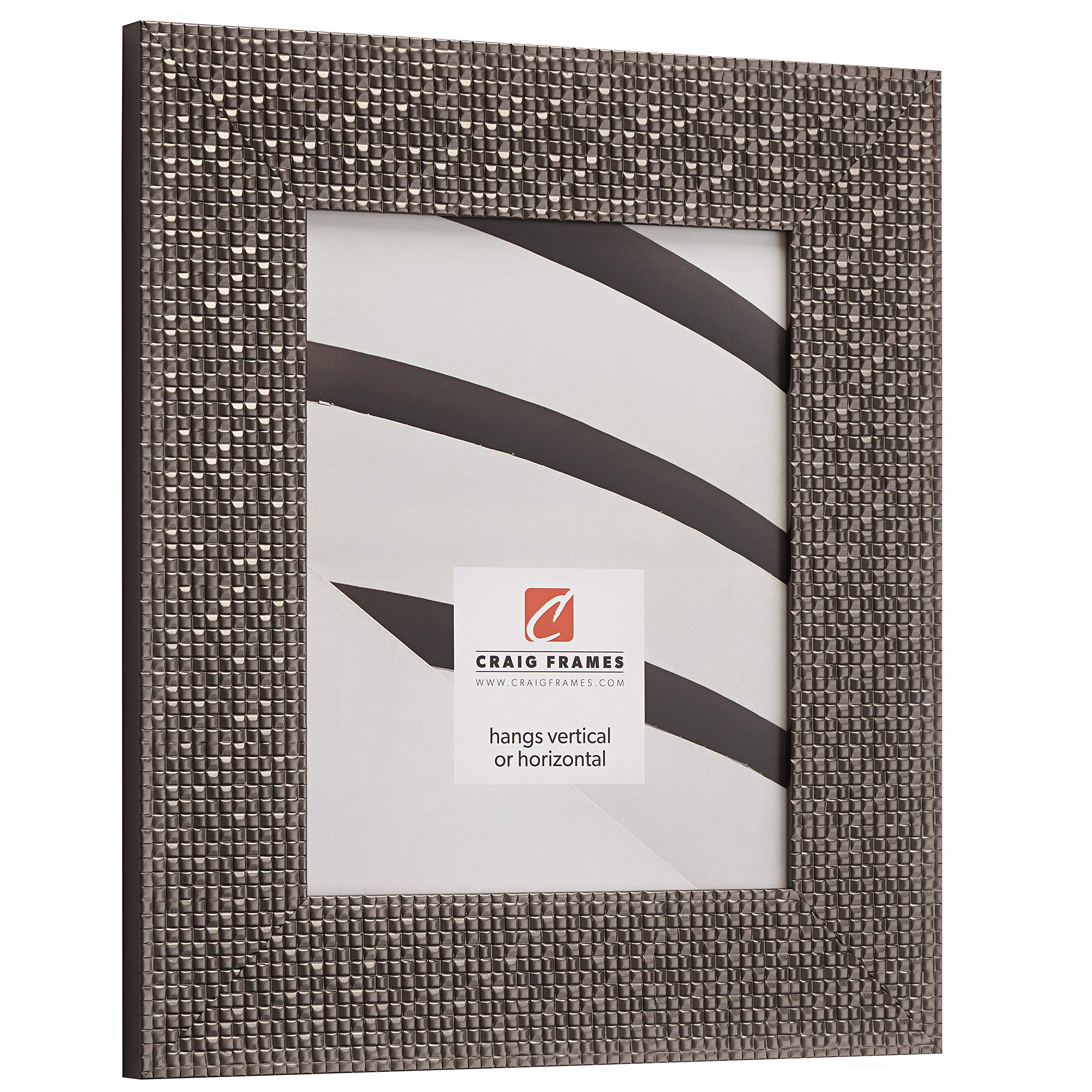 Craig Frames Glimmer Pewter Picture Frame 20x27 Inches - Elegant Wall Decor for Living Room, Bedroom & Office Photos