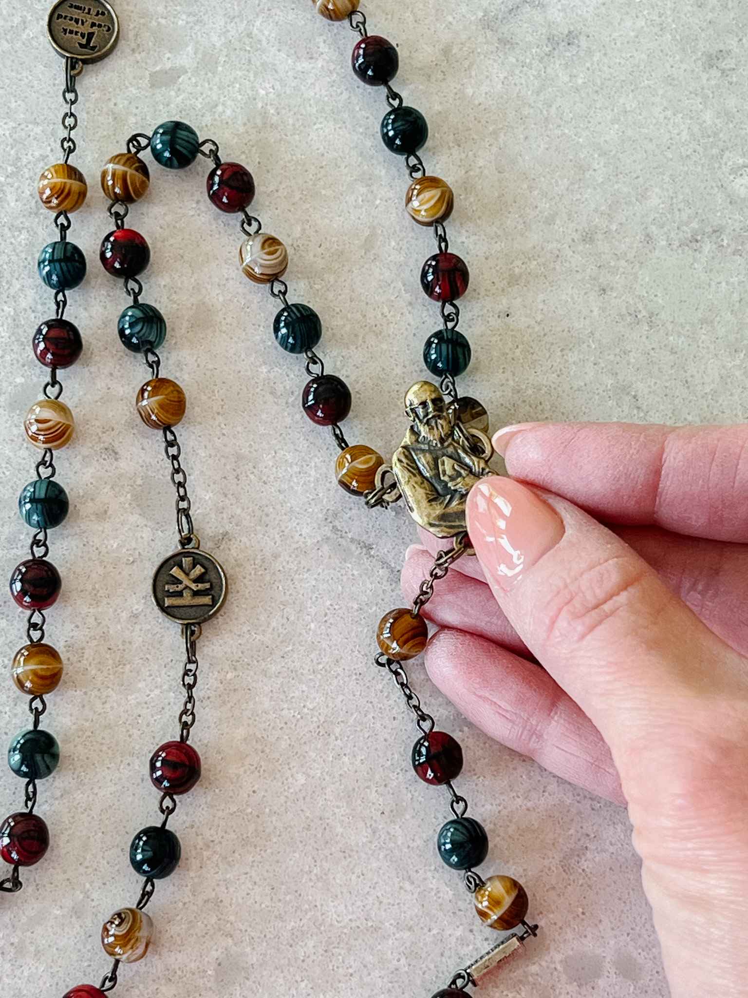 Blessed Solanus Casey Rosary - Catholic Prayer Beads for Devotion & Meditation | Perfect for Daily Prayer, Church Use & Spiritual Gifts