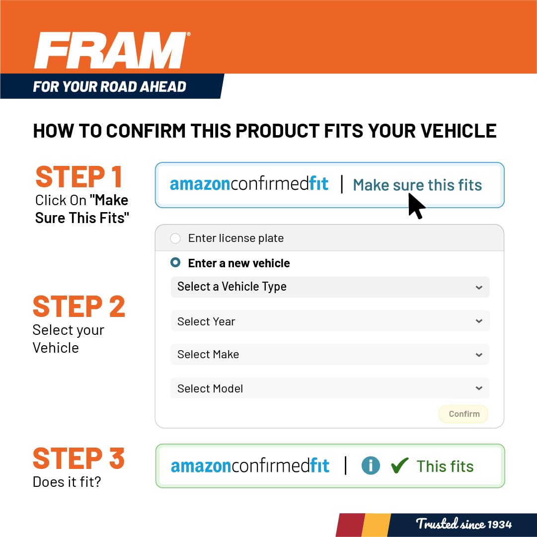 FRAM Extra Guard PH3387A Spin-On Oil Filter - 10,000 Mile Change Interval - Compatible with Most Vehicles - Perfect for Routine Maintenance & Engine Protection