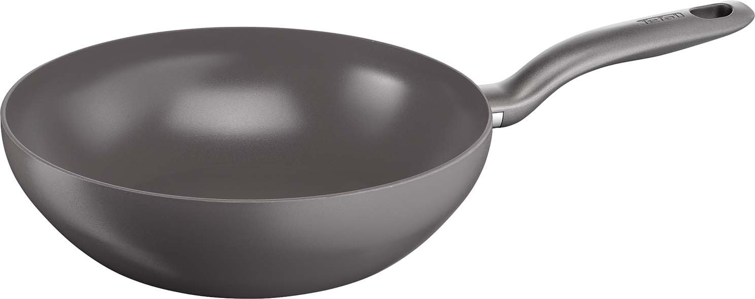 Tefal 28cm Non-Stick Wok Pan - Model C93319 Taupe - Perfect for Stir-Frying, Sautéing & Asian Cooking - EAN: 3168430181328