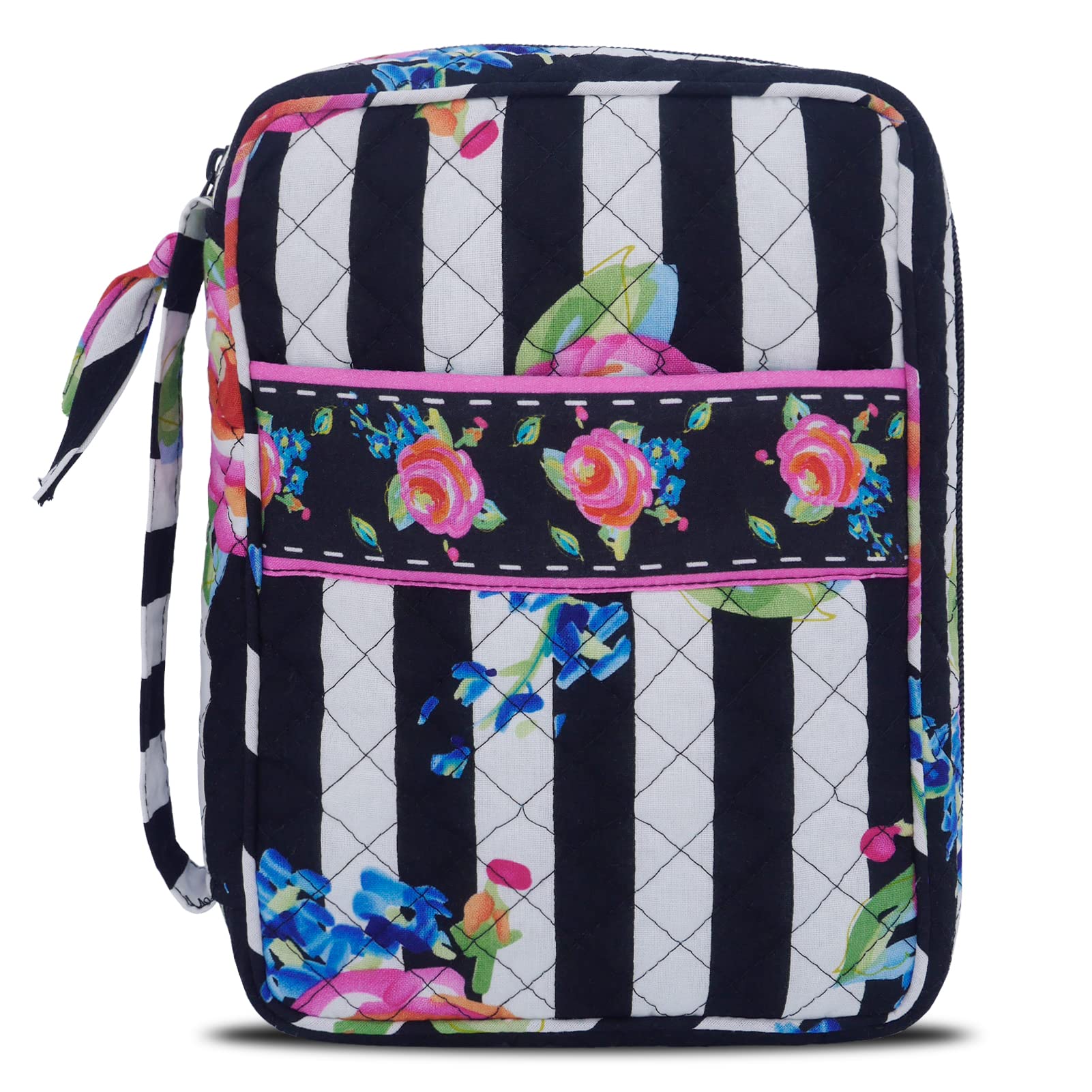 DIWI Quilted Bible Cover - Large 11.25x8.25in for Book Protection (Church, Travel)