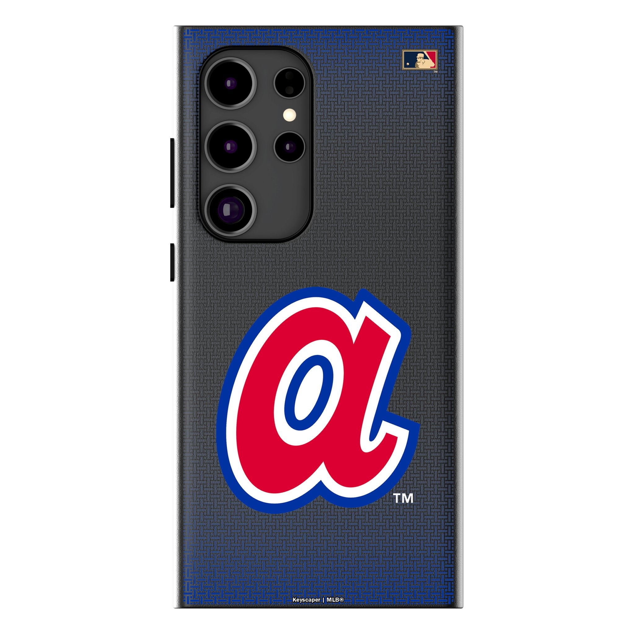 Atlanta Braves 1972-1980 Cooperstown Collection Linen MagSafe Compatible Phone Case for Samsung Galaxy - Perfect for Baseball Fans & Game Day Outfits