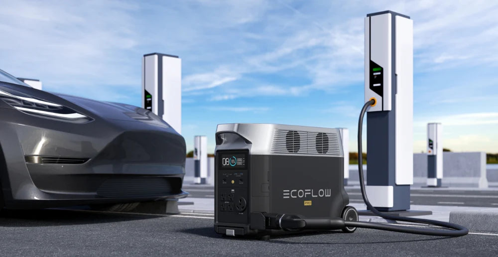 EcoFlow DELTA Pro 3600Wh Portable Power Station - Solar Generator for Home Backup, Camping & Outdoor Adventures - Fast Charging, Expandable Battery, Quiet Operation