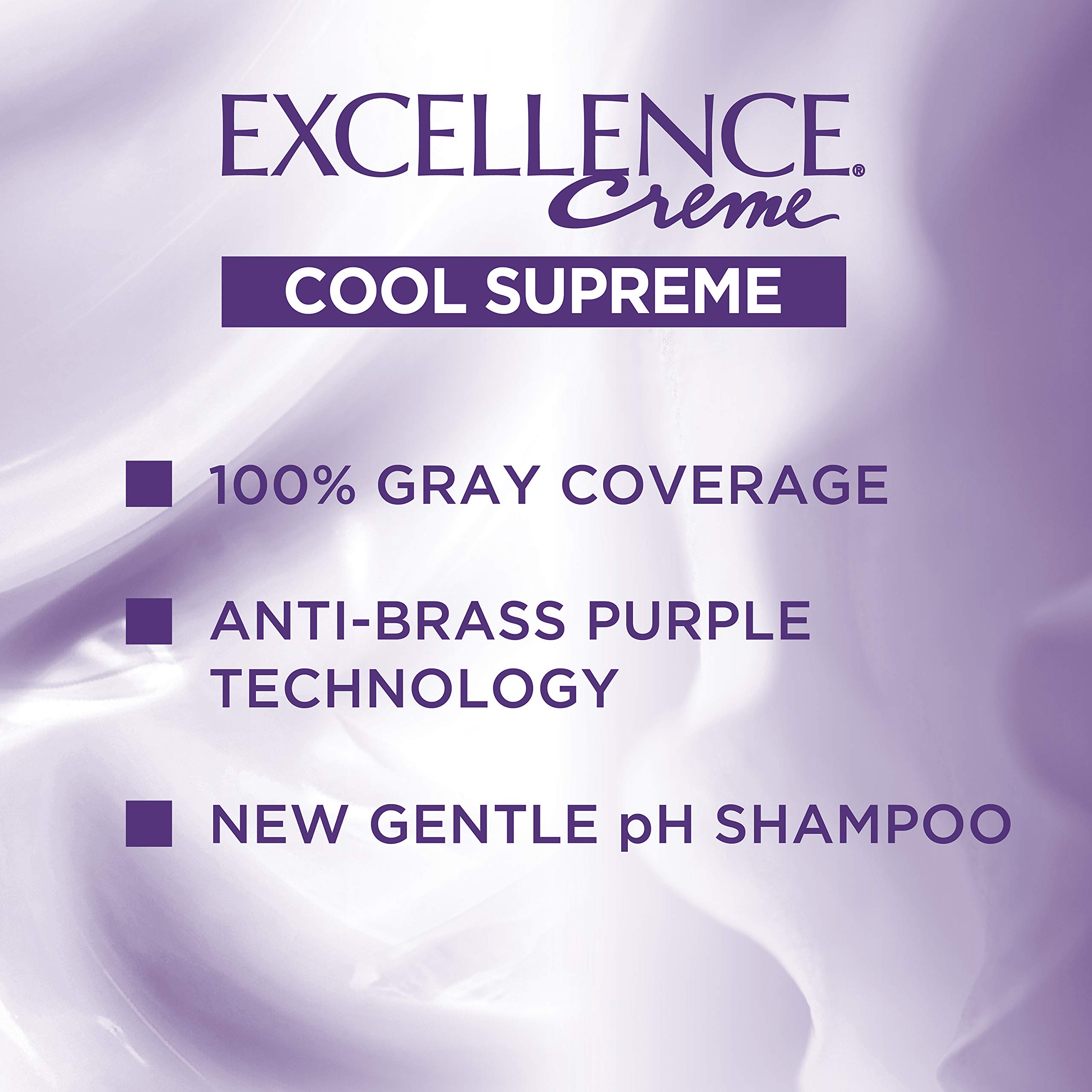 L'Oreal Paris Excellence Cool Supreme Permanent Hair Color - Ash Blonde, 100% Gray Coverage Hair Dye with Anti-Brass Shampoo & Conditioner Kit for Vibrant, Long-Lasting Color at Home | Perfect for Covering Grays & Refreshing Blonde Tones
