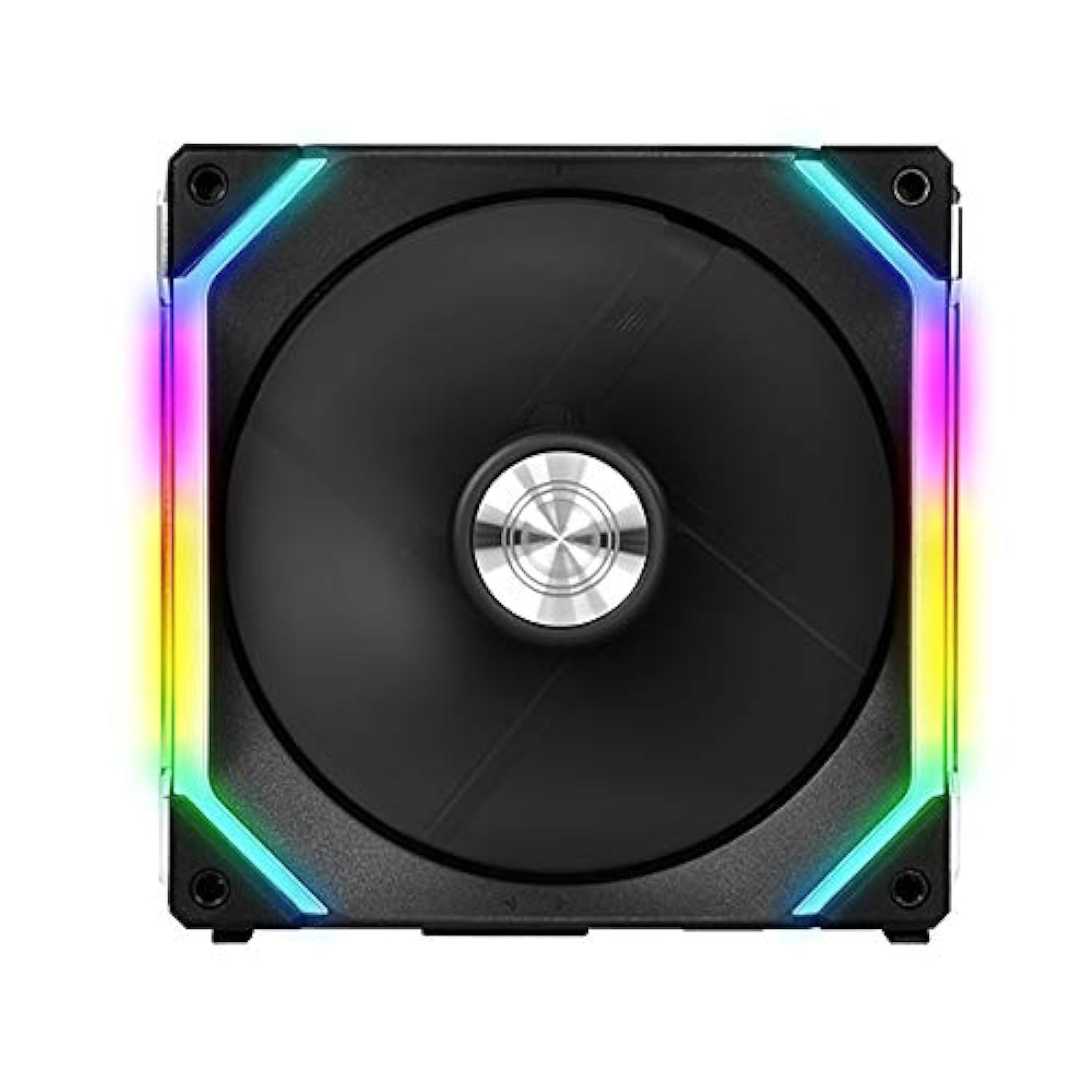 Lian Li UNI Fan SL140 RGB - 2 Pack 140mm Daisy-Chain ARGB PC Cooling Fans - Black | High Airflow for Gaming PC, Case Cooling & Custom RGB Builds