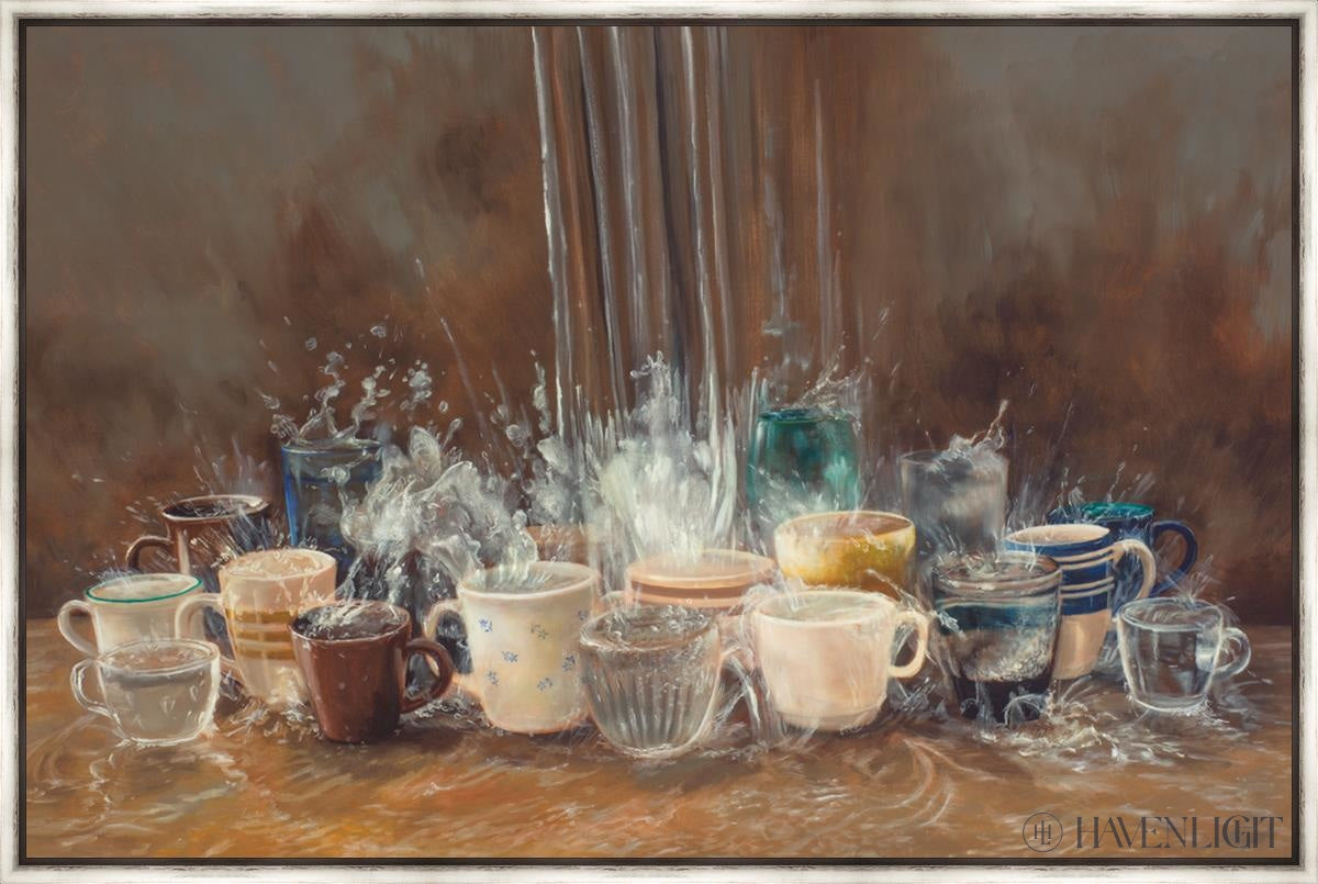 Large Wall Art - Enough to Fill Every Cup | Perfect for Living Room, Bedroom & Office Decor