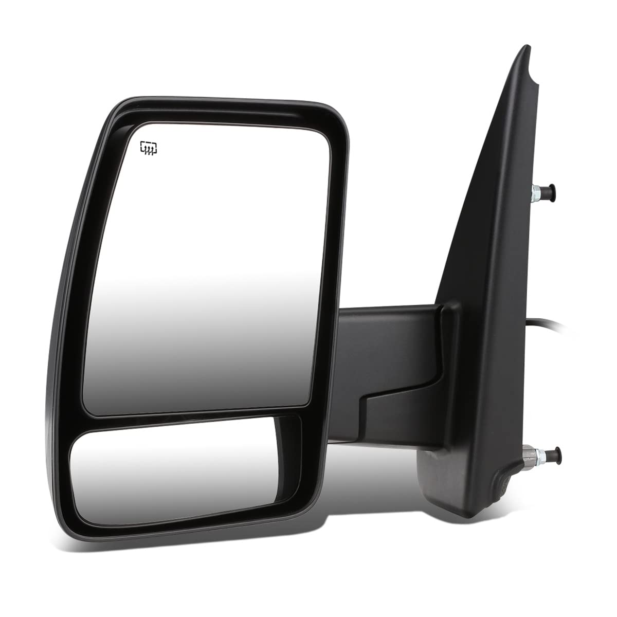 DNA Motoring OEM-MR-NI1320234 Heated Power Folding Side Mirror Replacement for 2012-2018 Nissan NV1500/NV2500/NV3500 - Left Driver Side, Perfect for Winter Driving & Enhanced Visibility