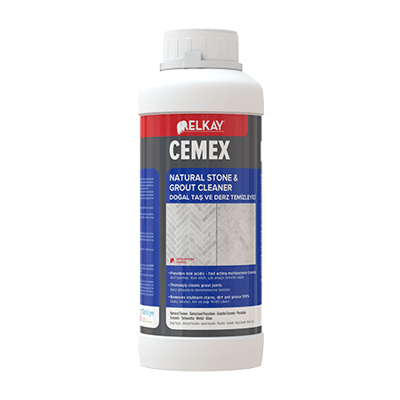 CEMEX Natural Stone & Grout Cleaner - Powerful Stain Remover for Tile, Marble & Granite - Perfect for Bathroom, Kitchen & Outdoor Surfaces
