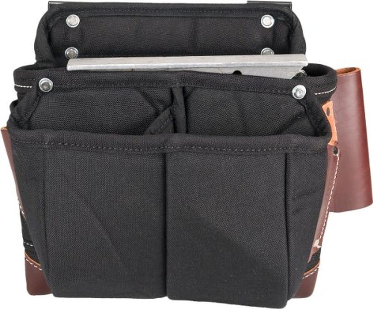 Occidental Leather 8564 Clip-On Carpenter Fastener Tool Bag - Durable Leather Construction for Carpenters & Contractors - Perfect for Job Sites, Woodworking & Construction Projects
