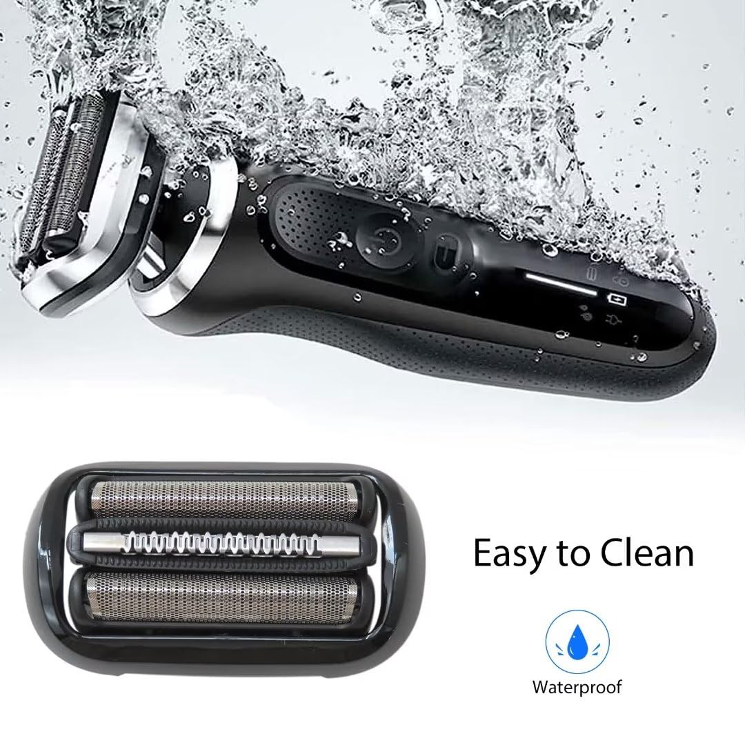 Upgraded 53B 6020s, 6040cs, 6075cc, 6072cc, 6090cc Replacement Shaver Heads for Braun Series 5 & 6 Electric Shavers - Compatible with All Generations - Perfect for Travel, Home, and Daily Grooming