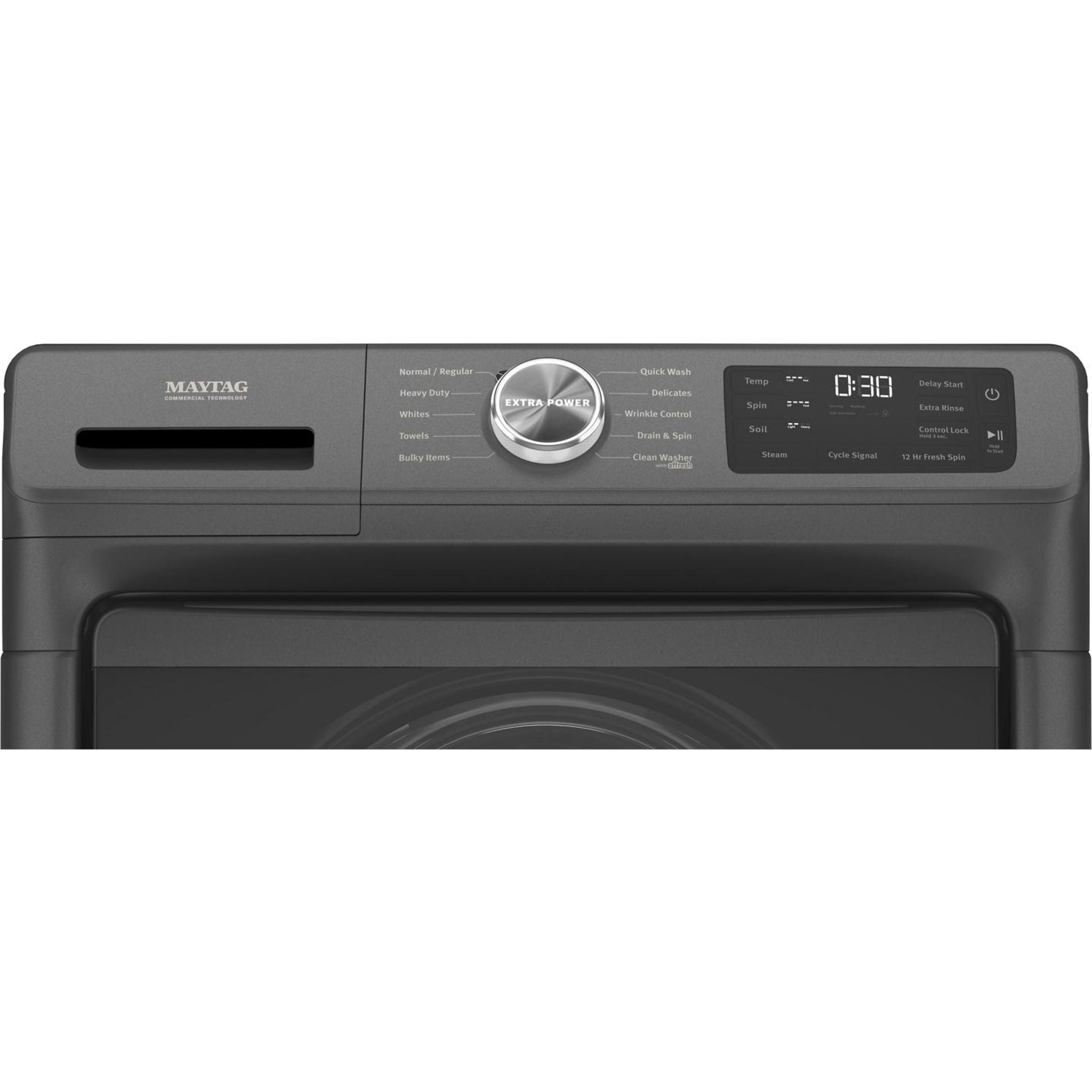 Maytag MHW5630MBK Front Load Washer - 4.5 Cu. Ft. Capacity, 28