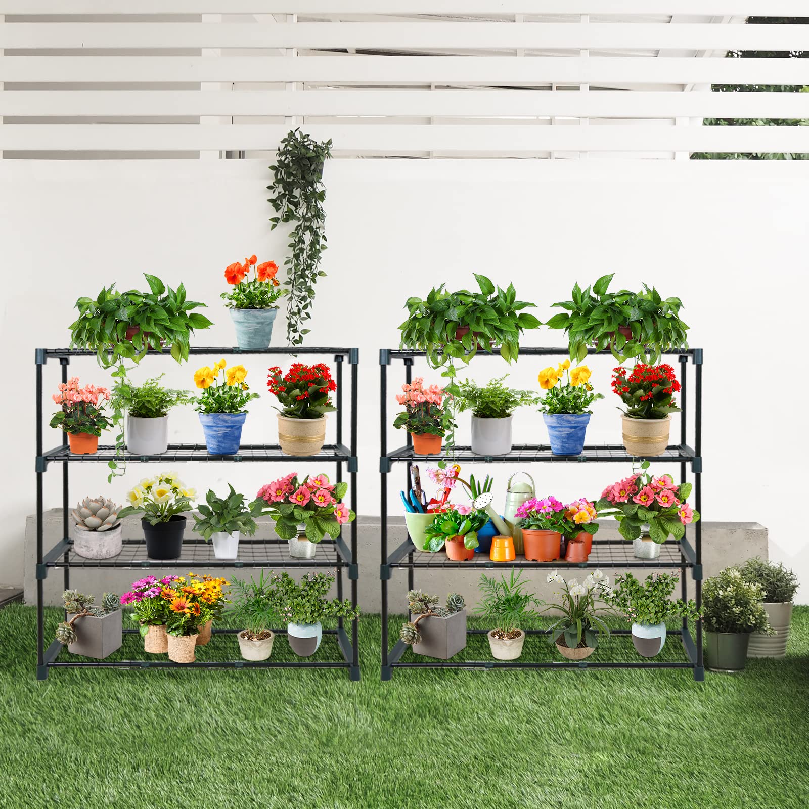 EAGLE PEAK 4-Tier Greenhouse Shelving Unit - 35