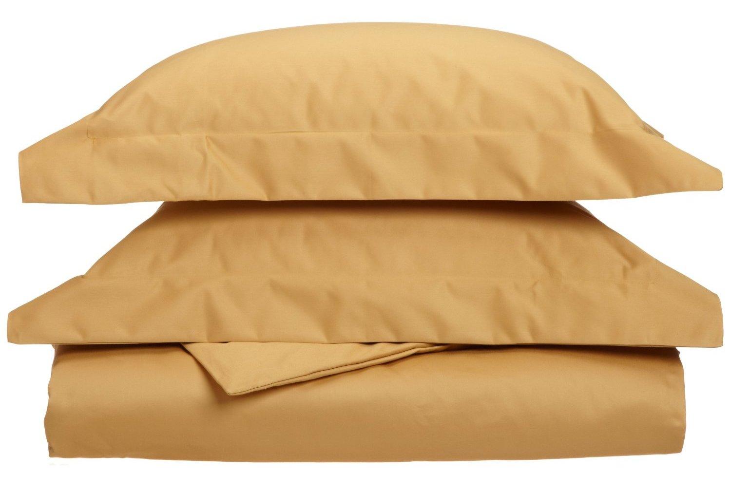 Luxury 1000 Thread Count Cotton Rich Solid Duvet Cover Set - King Size Bedding for Ultimate Comfort & Softness - Perfect for Master Bedrooms, Guest Rooms & Hotels