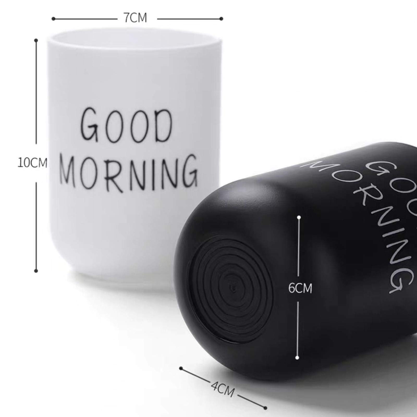 Portable Plastic Toothbrush Holder - 201-300ml for Bathroom & Travel