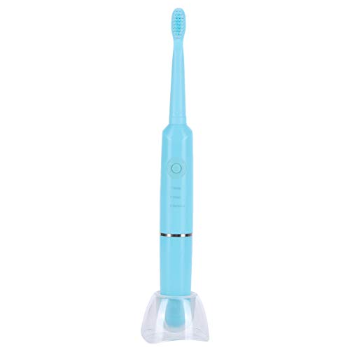 Electric Toothbrush for Adults - Sonic Rechargeable Toothbrush with 3 Cleaning Modes, Battery Powered, Complete Oral Care (Blue) - Perfect for Travel, Home & Daily Dental Hygiene