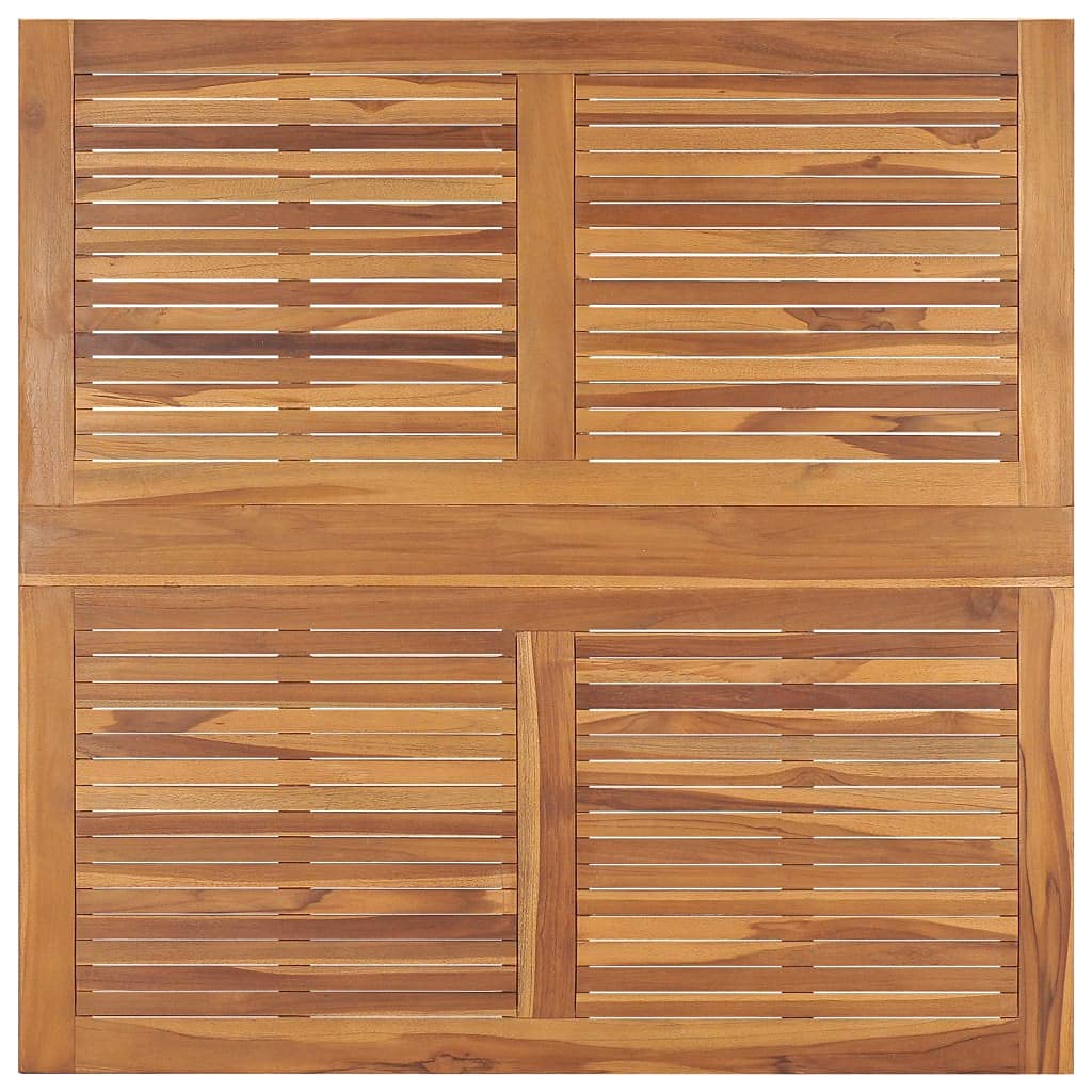 Folding Teak Wood Outdoor Dining Table 47.2
