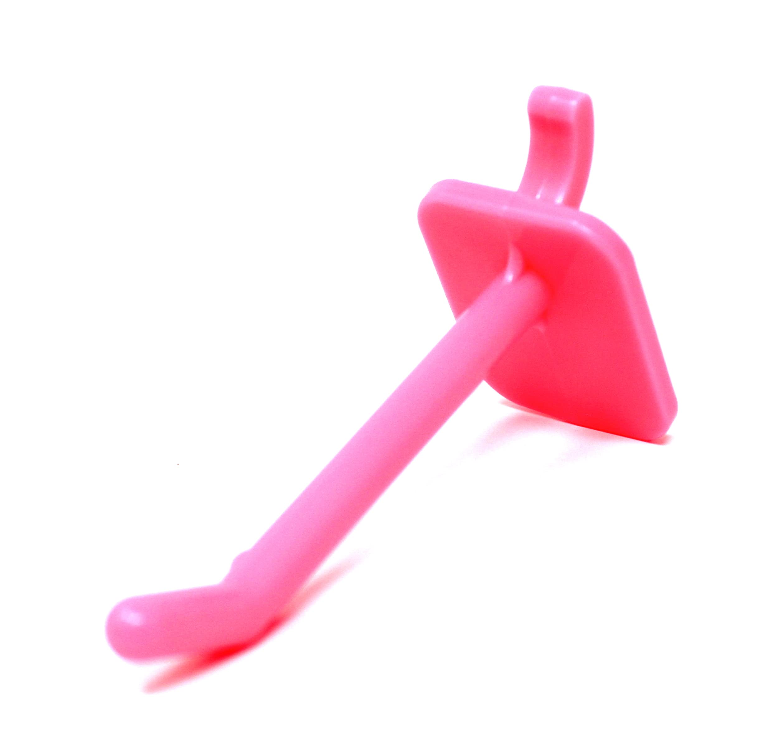 JSP Manufacturing Pink Plastic Pegboard Hooks - 2